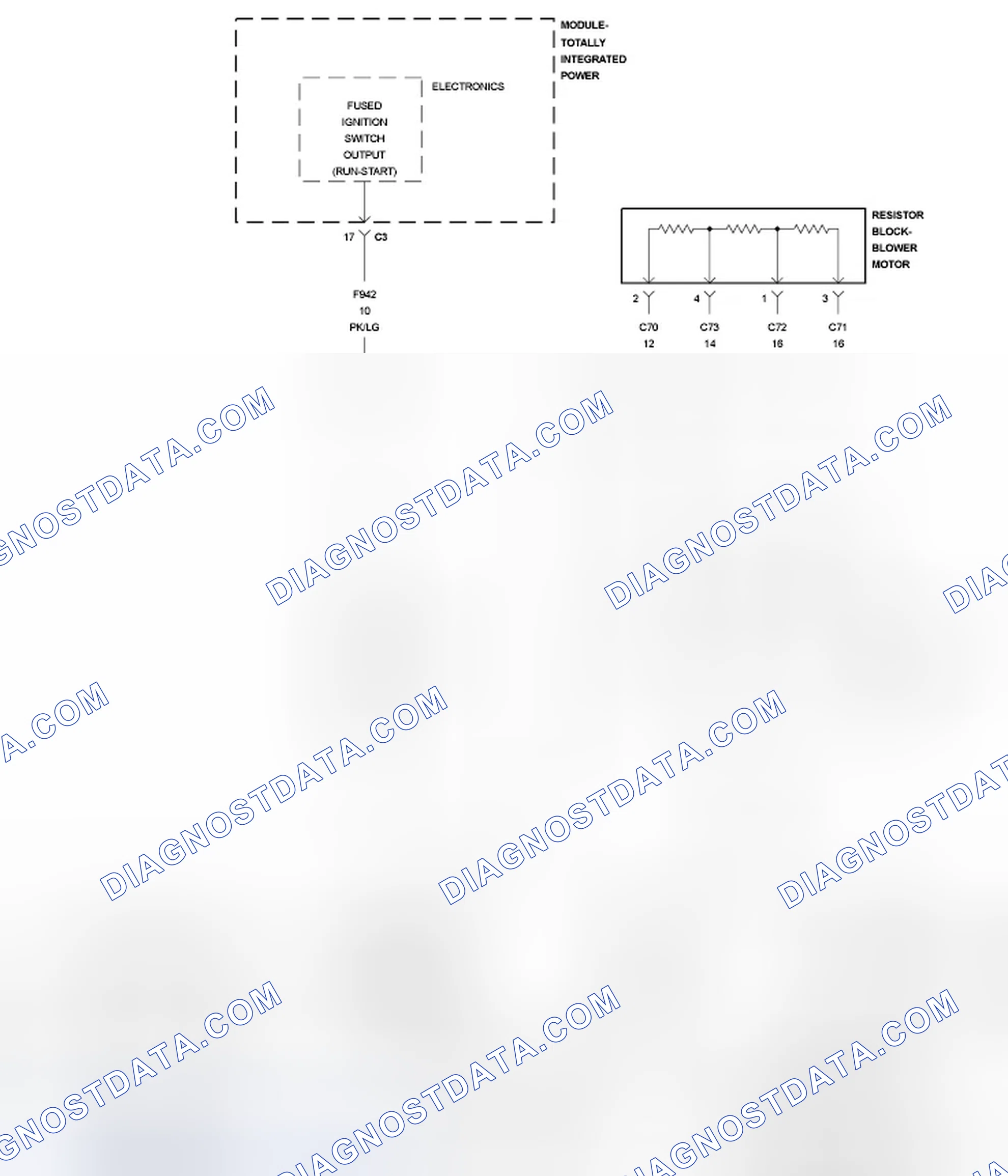 Scheme 1: BLOWER MOTOR INOPERATIVE
