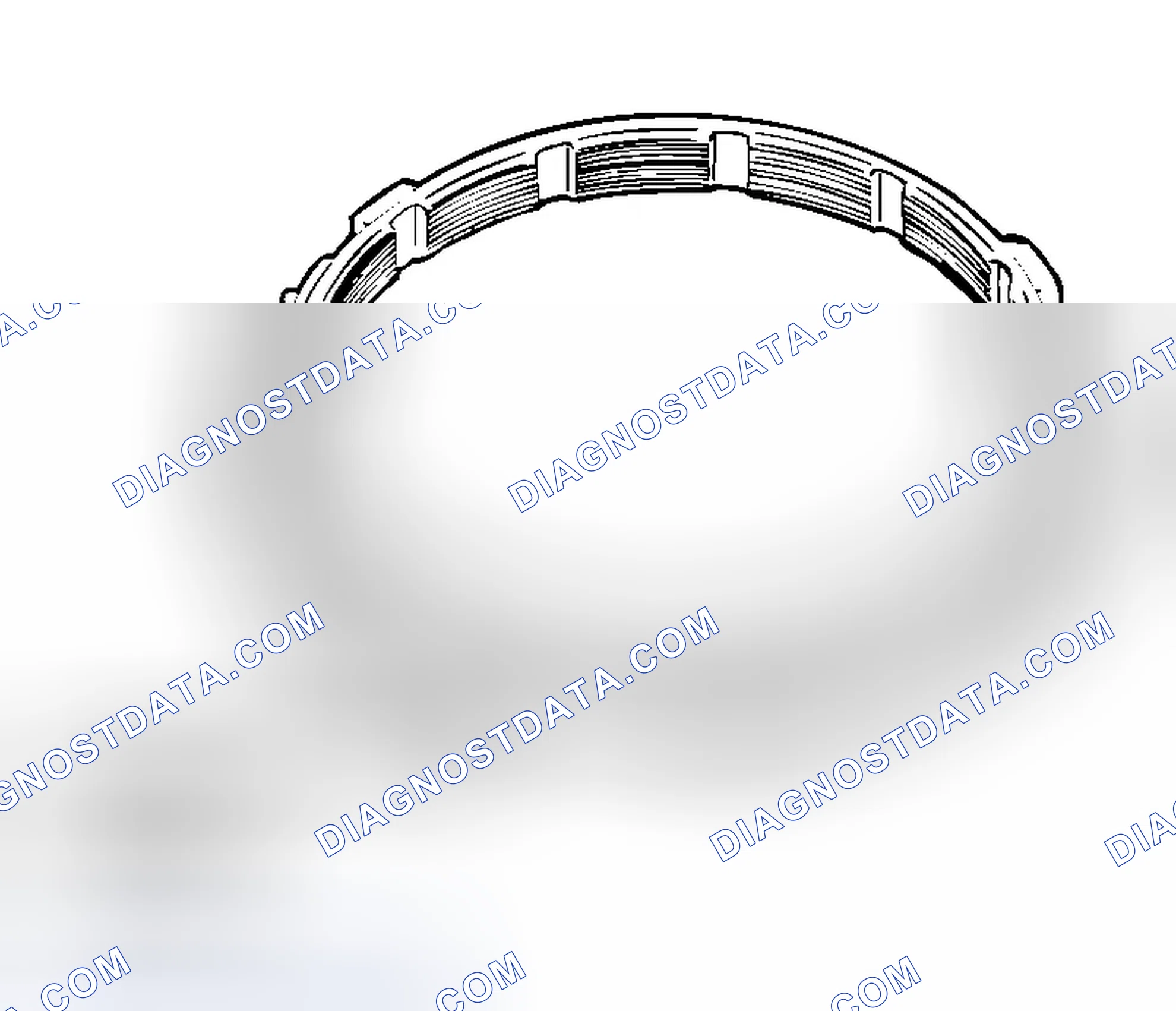 Scheme 258: >> D << SYNCHRONIZER SPRING INSTALLATION