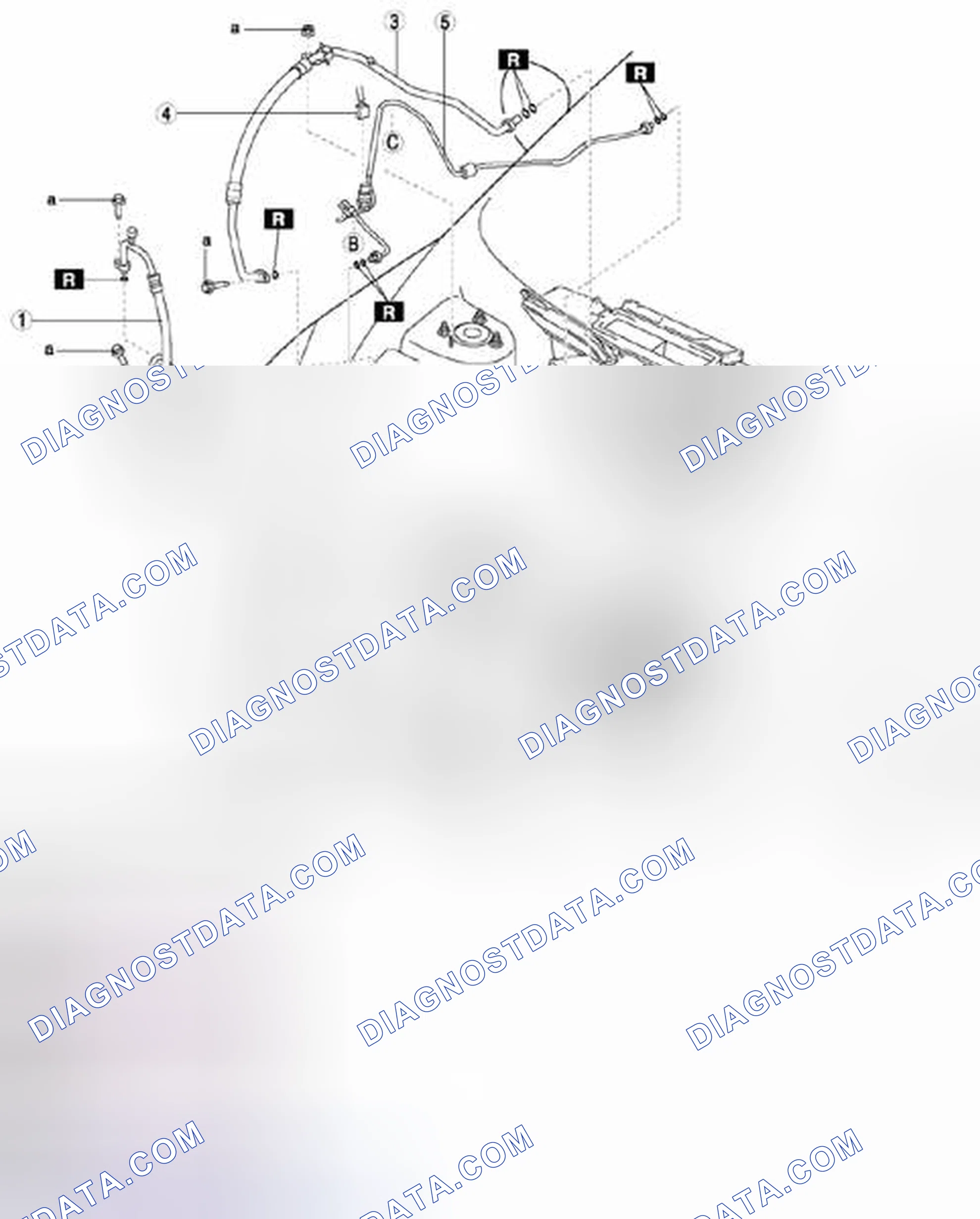 Scheme 23: Identifying Refrigerant Line Components Removal Order