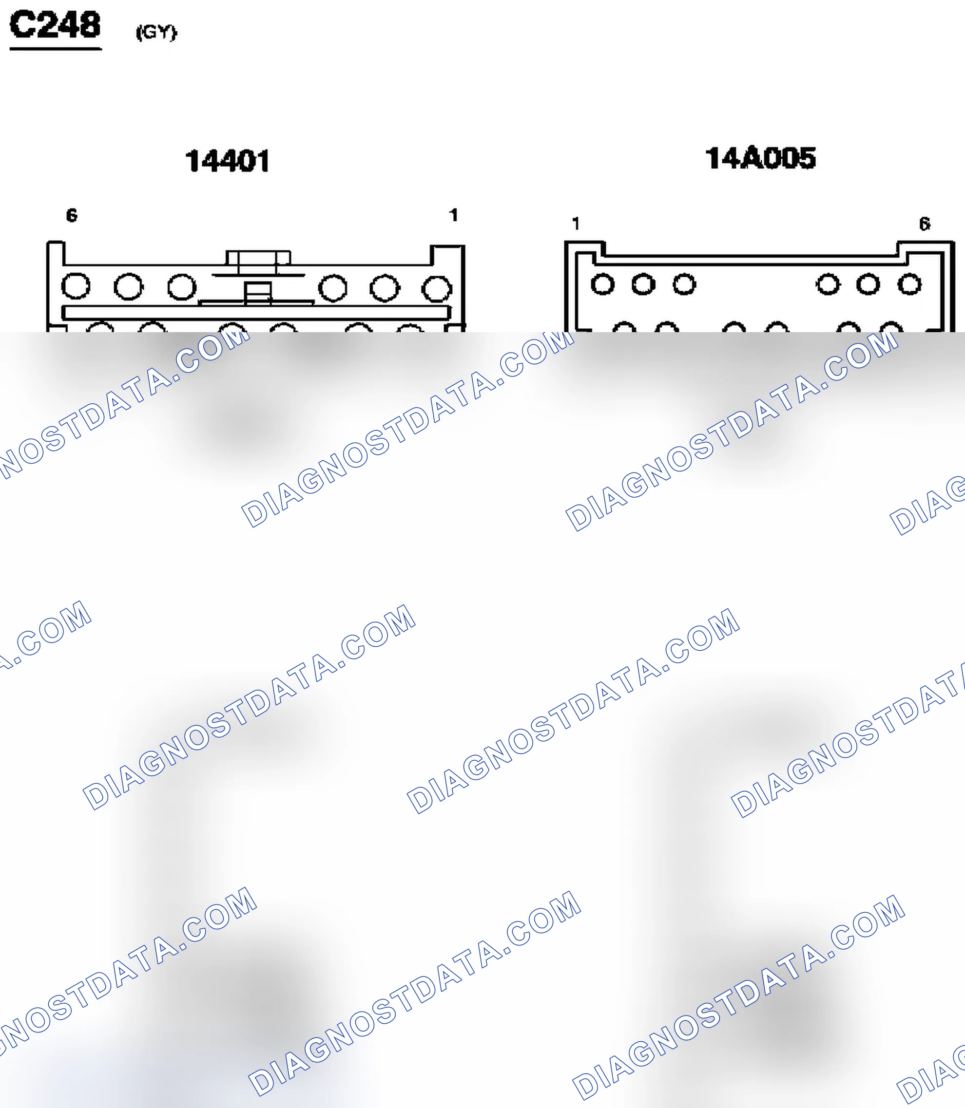 Scheme 87: Identifying Connectors C248 & C250