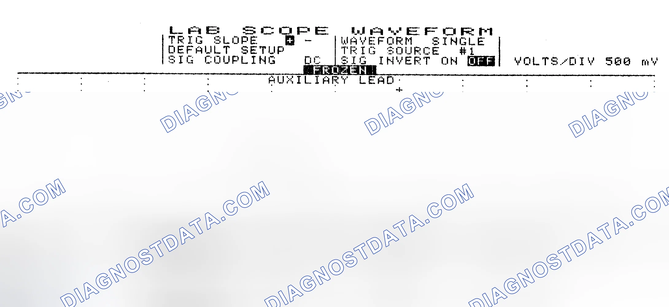 Scheme 10: Single Injector w/Excessive Current Flow - Current Pattern