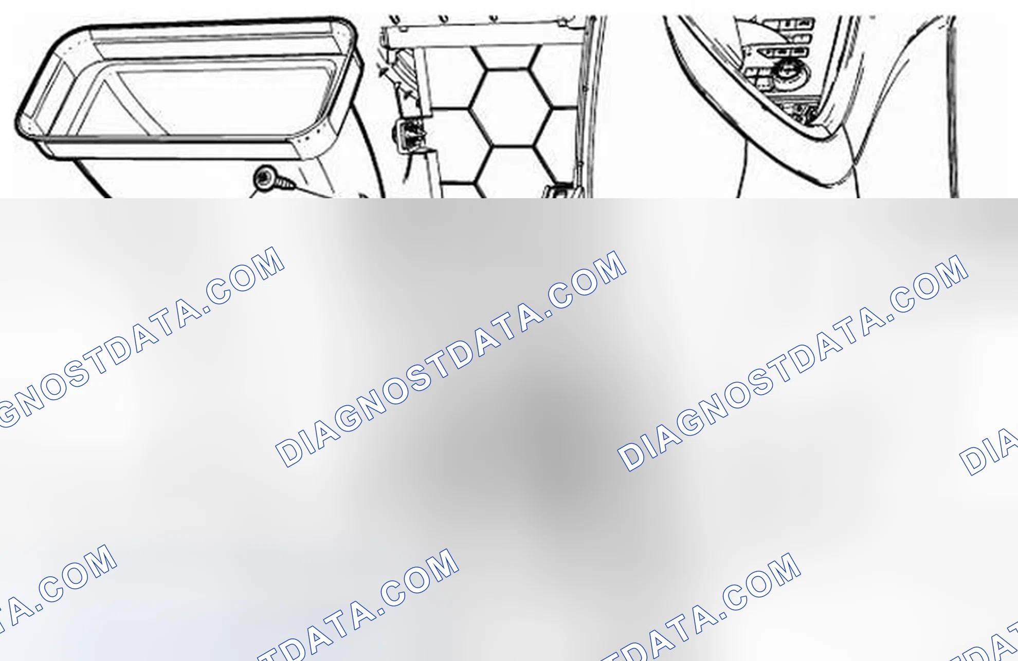 Scheme 90: Front Floor Console Rear Air Duct Replacement