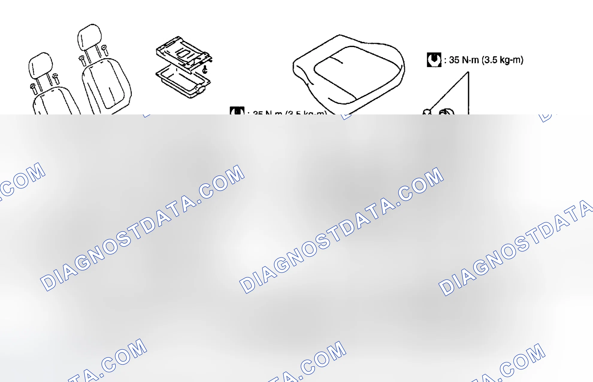 Scheme 2: FRONT SEAT COMPONENTS