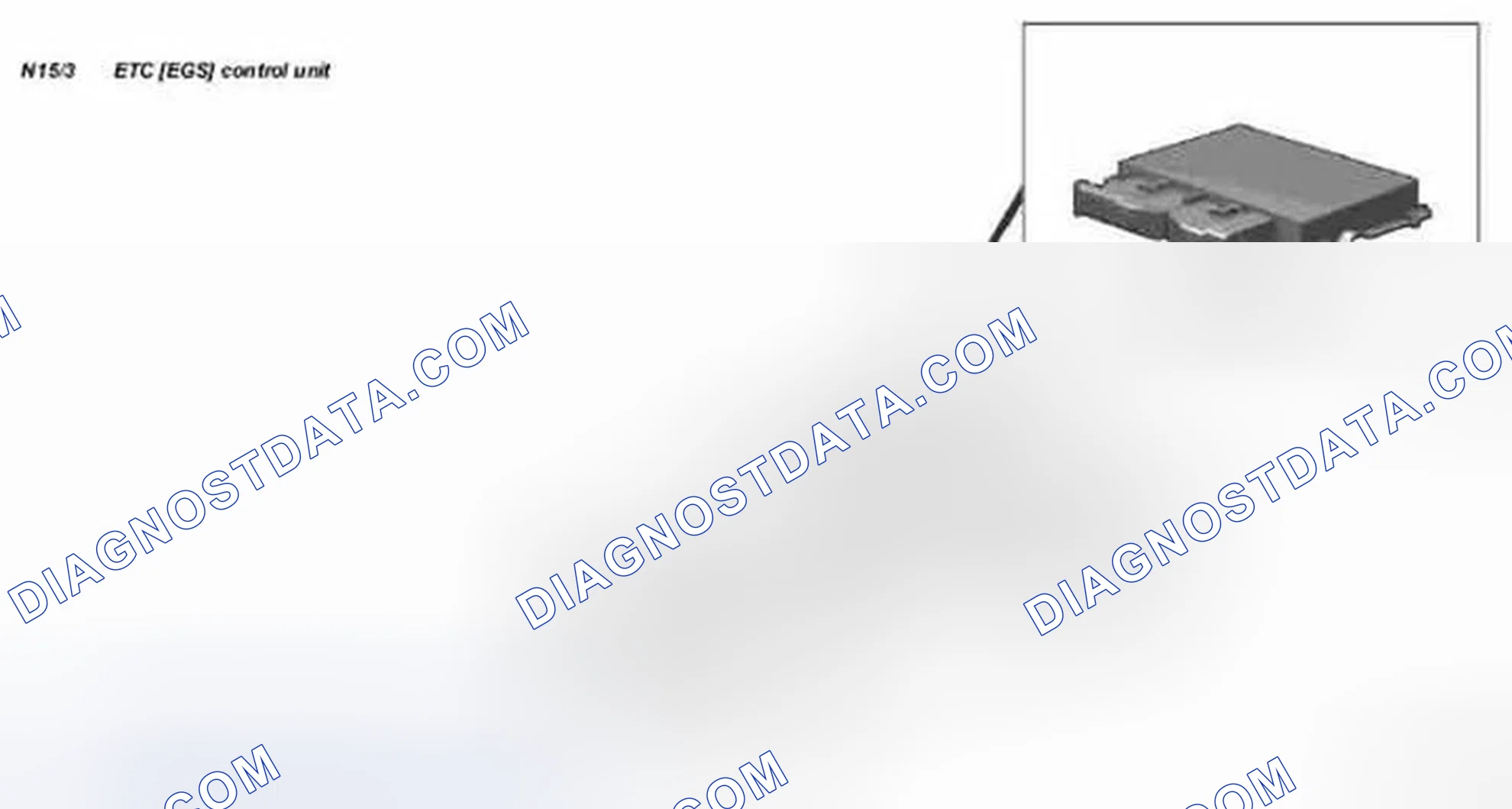 Scheme 327: ETC Control Unit - Shown On Model 170