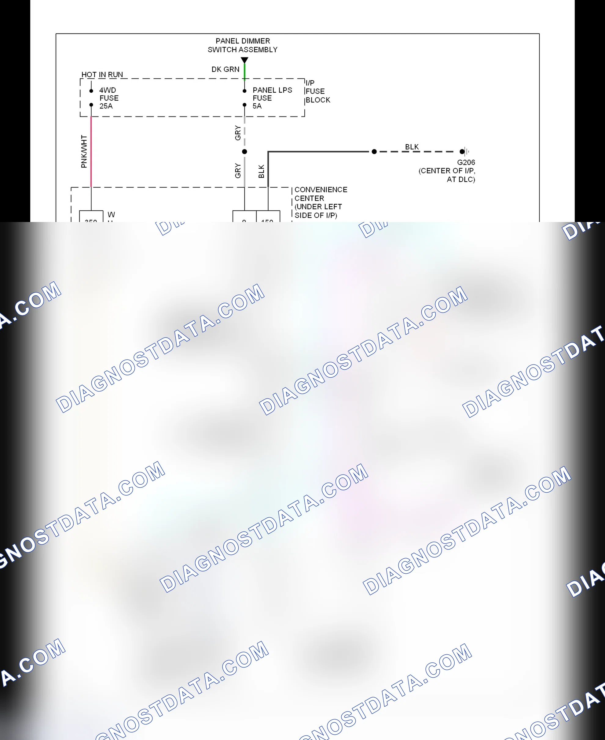 Scheme 10: Transfer Case Circuit (1994 K300)