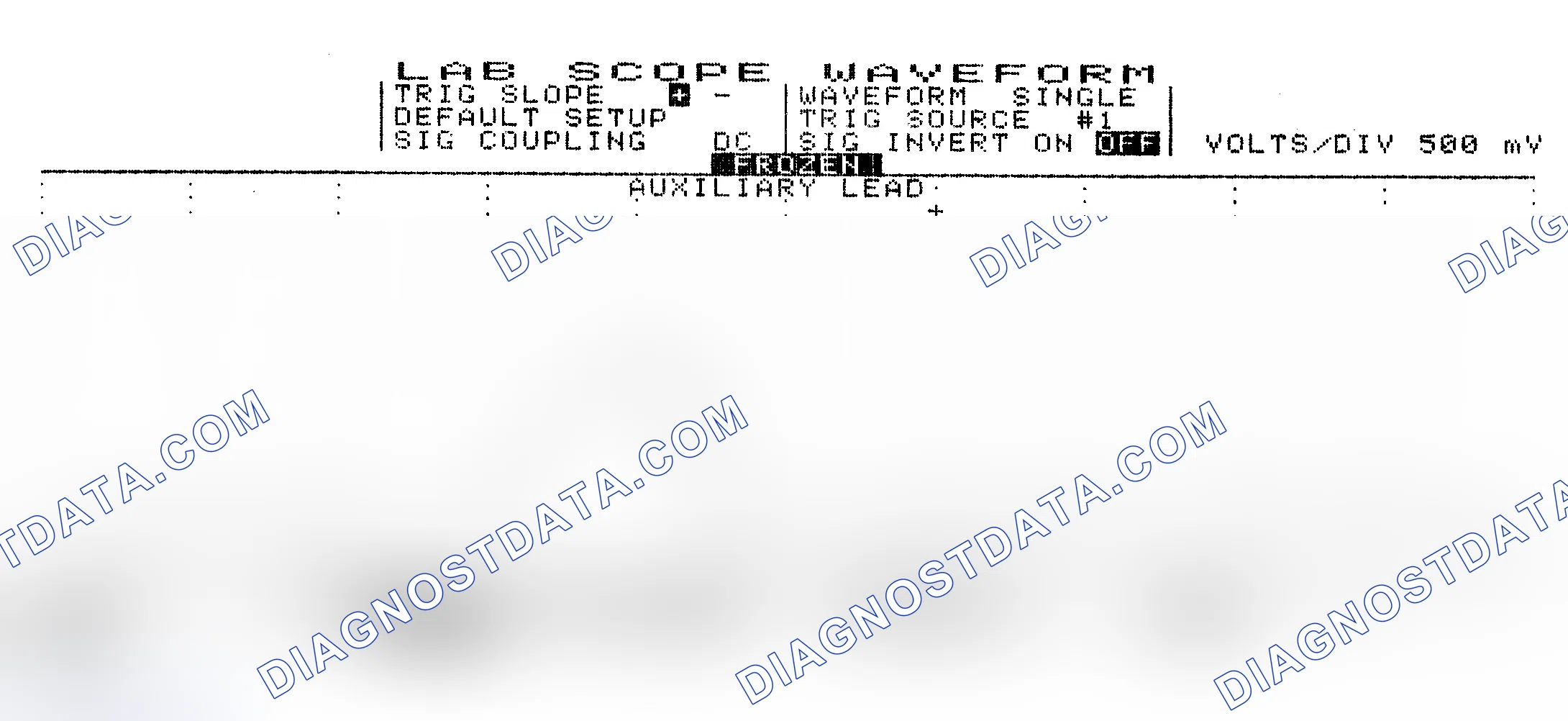 Scheme 10: Single Injector w/Excessive Current Flow - Current Pattern