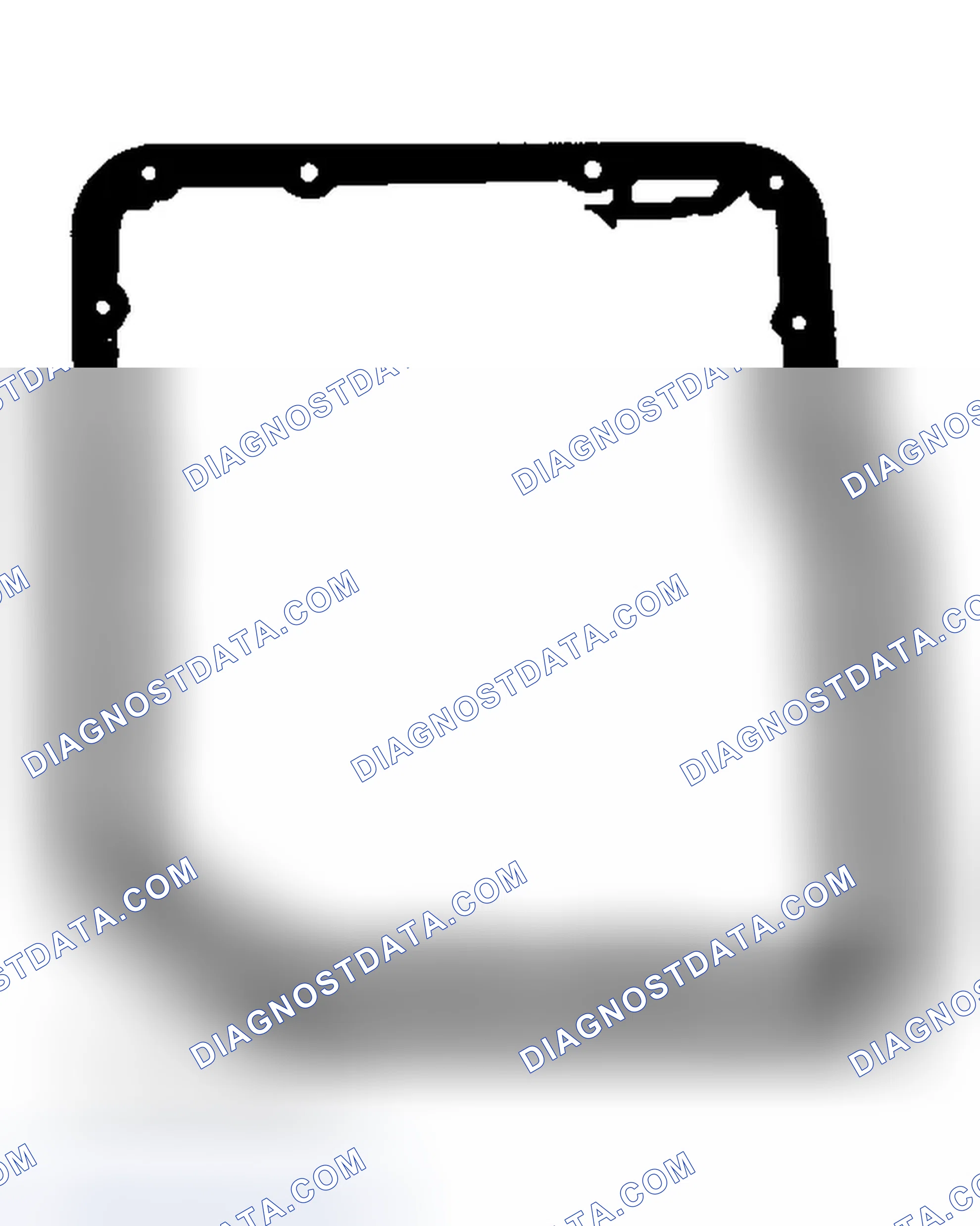Scheme 1: OIL PAN GASKET