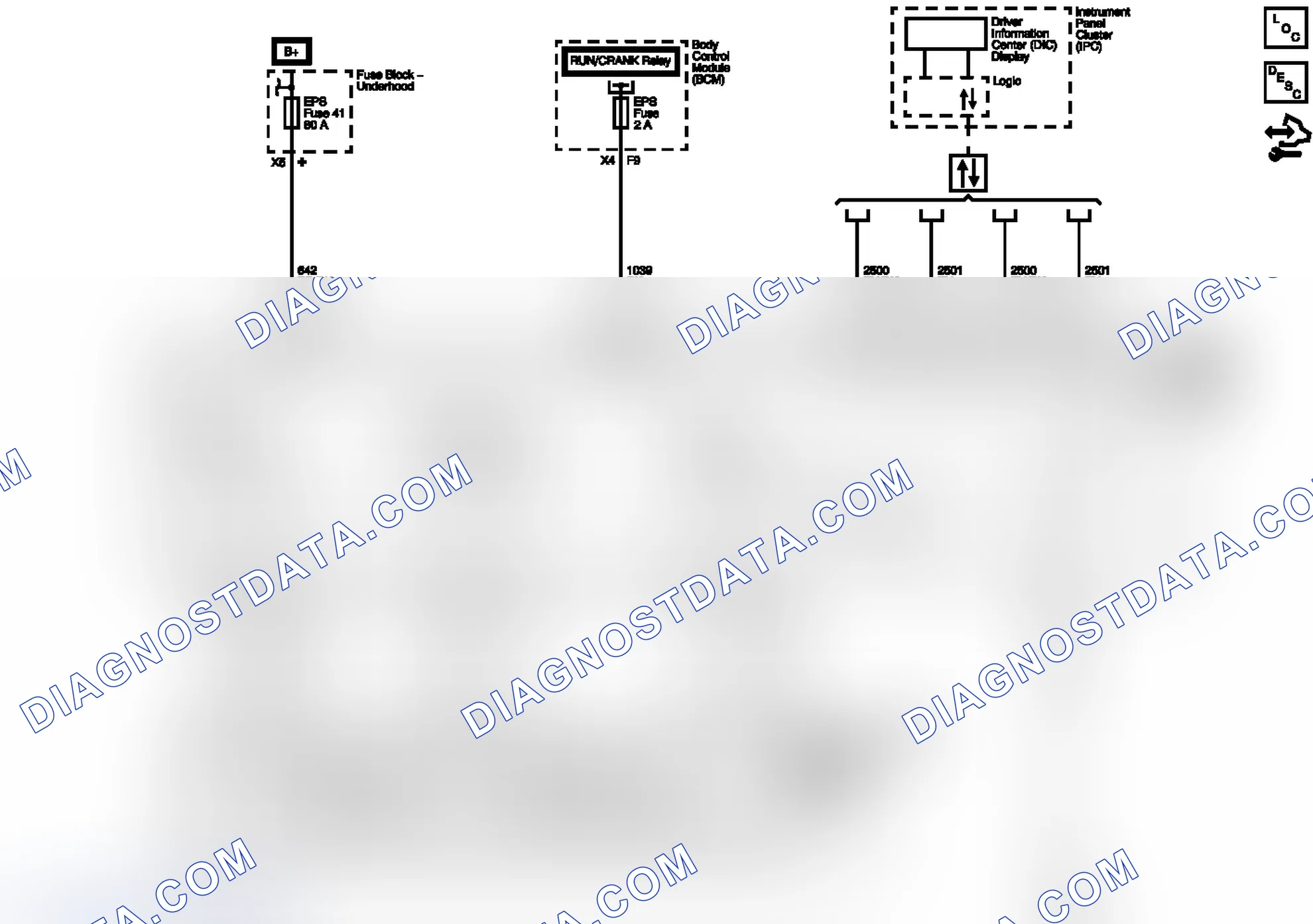Scheme 1: Power Steering Wiring Schematics