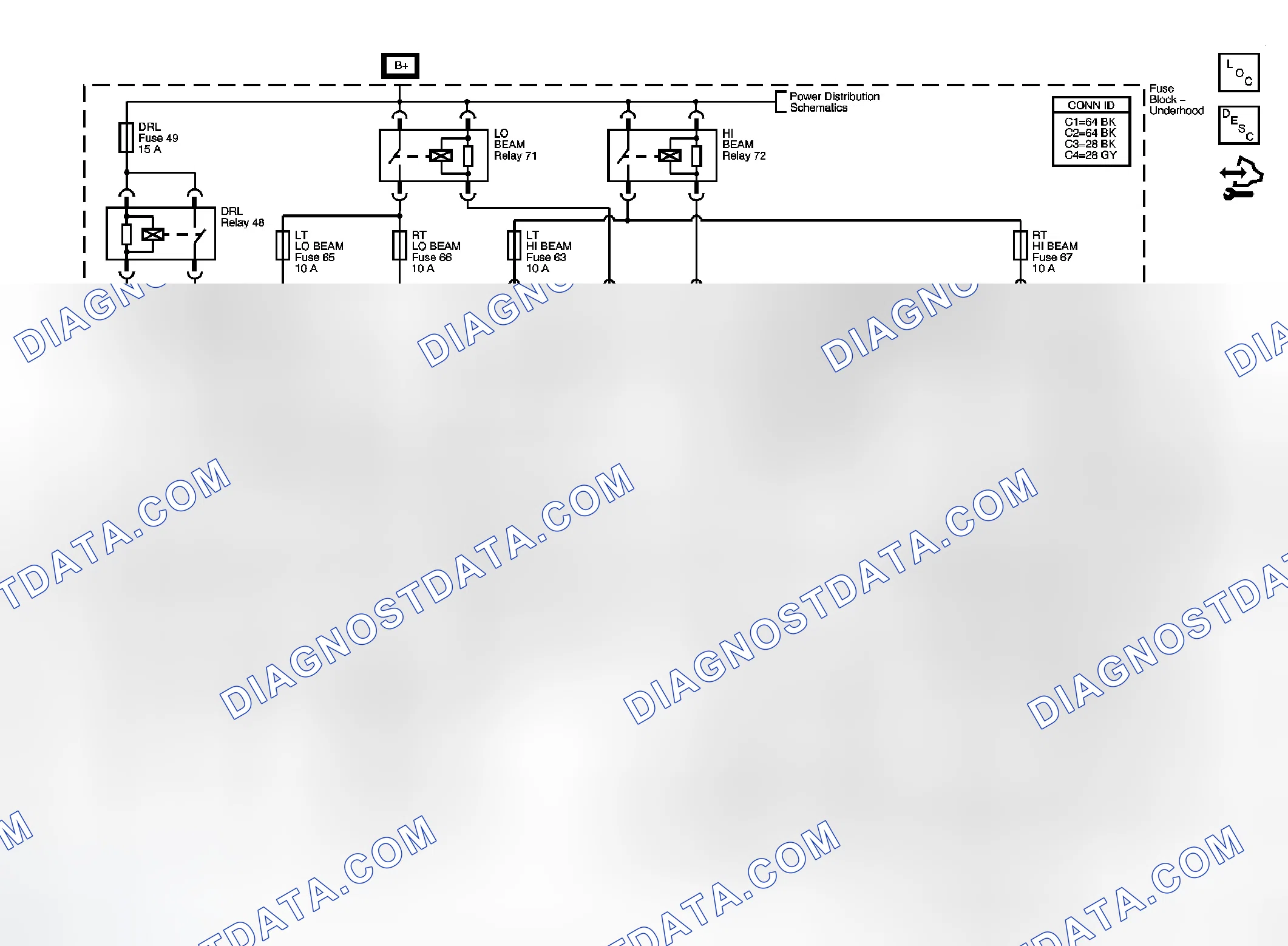 Scheme 1: Headlights/Daytime Running Lights (DRL) Schematics