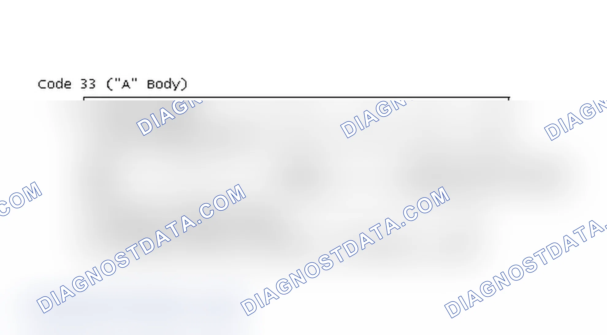 Scheme 534: Code 33, MAF Sensor Signal Voltage High ("A" Body)