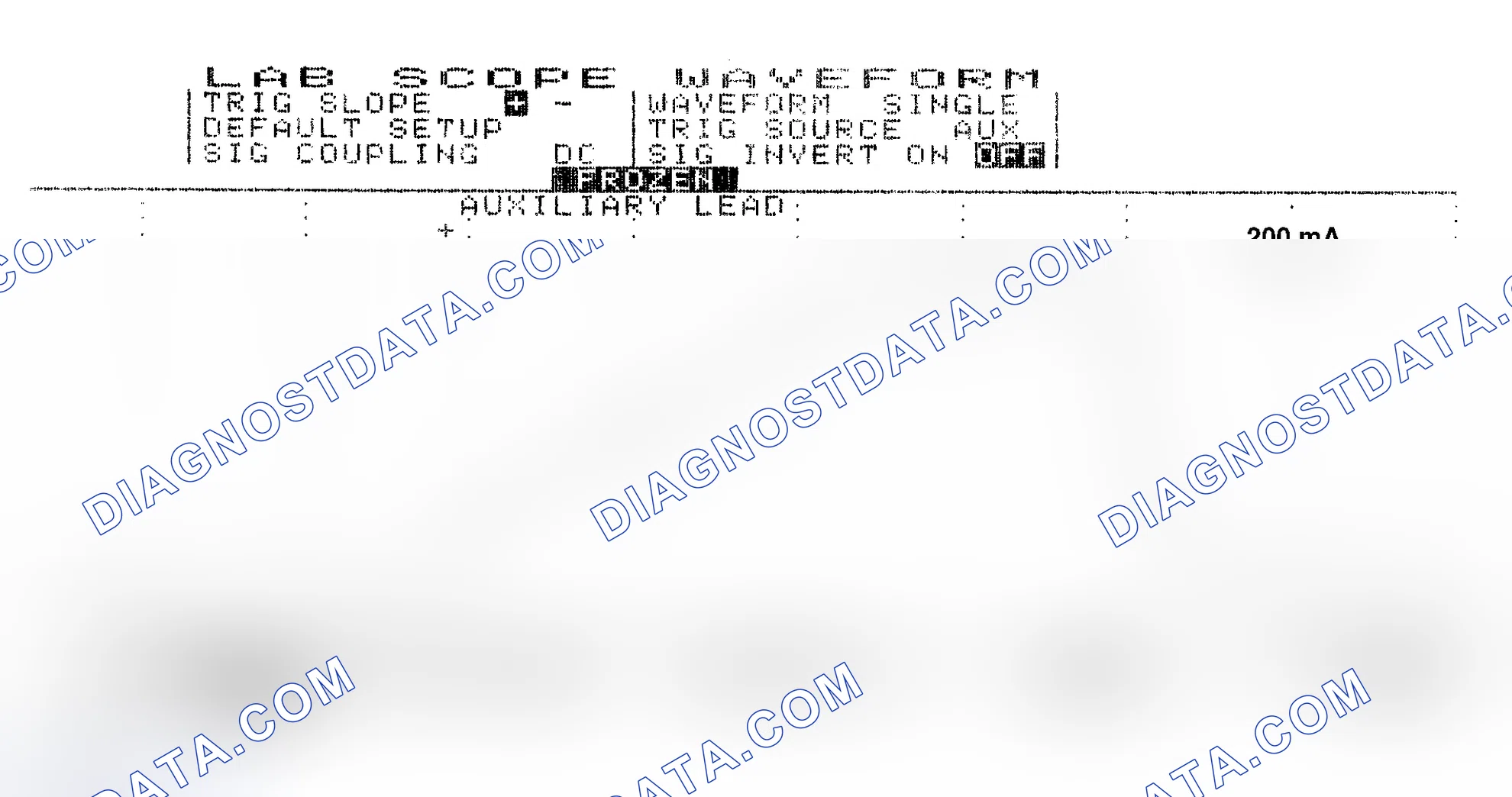 Scheme 13: Single Injector w/Normal Current Flow - Current Pattern