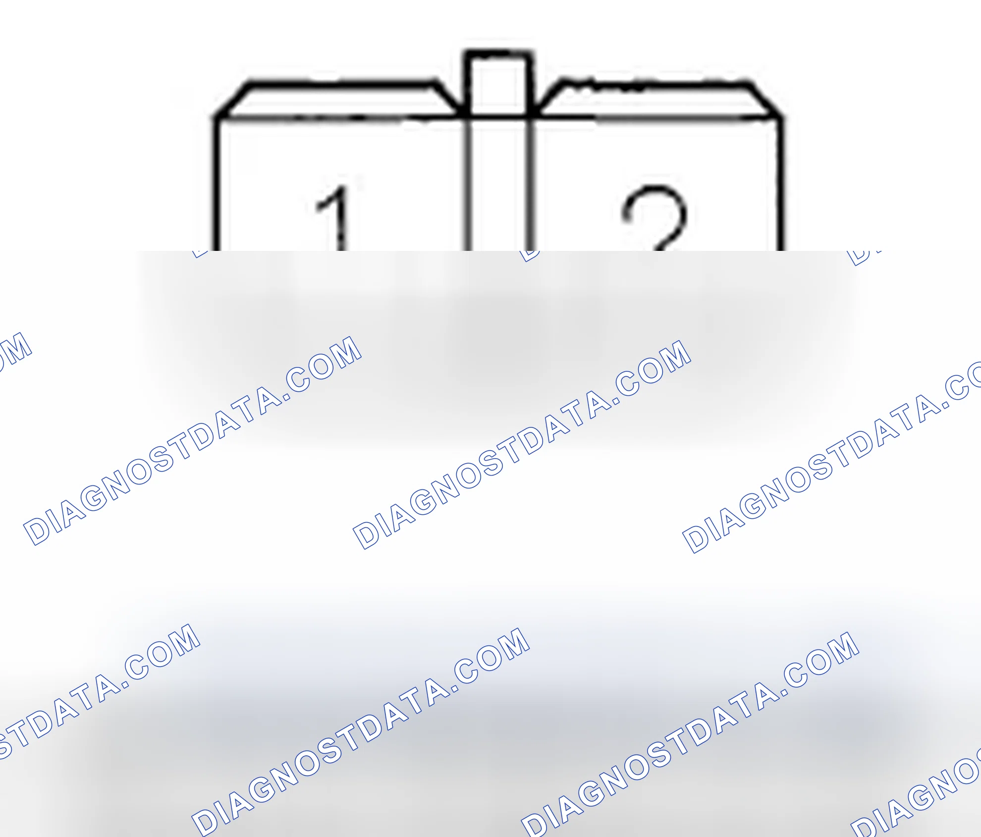 Scheme 19: EPS Control Unit Inputs and Outputs for Connector C (2P) (Connector Disconnected)
