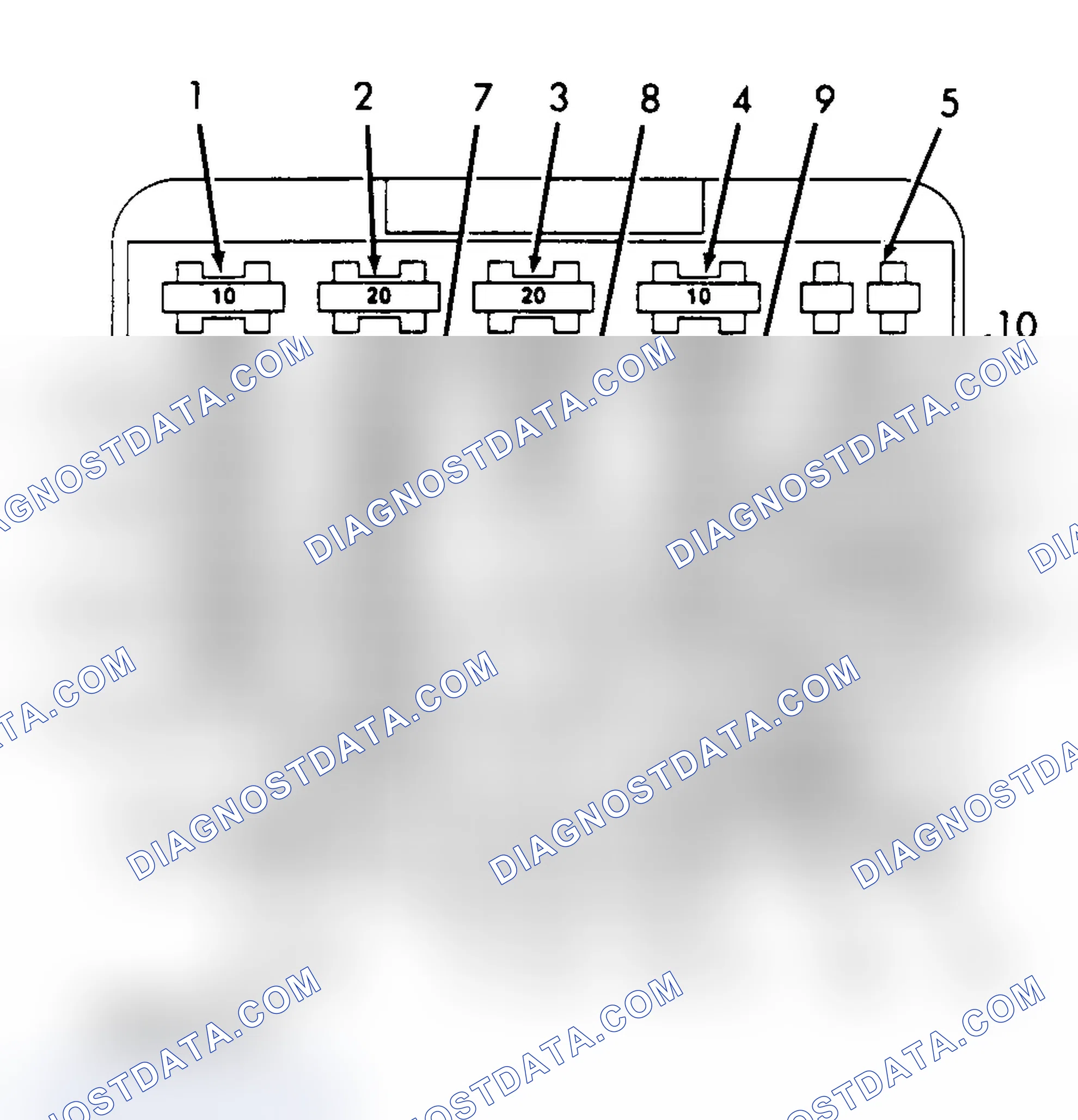 Scheme 9: FUSE PANEL IDENTIFICATION (1992-96 ACHIEVA)