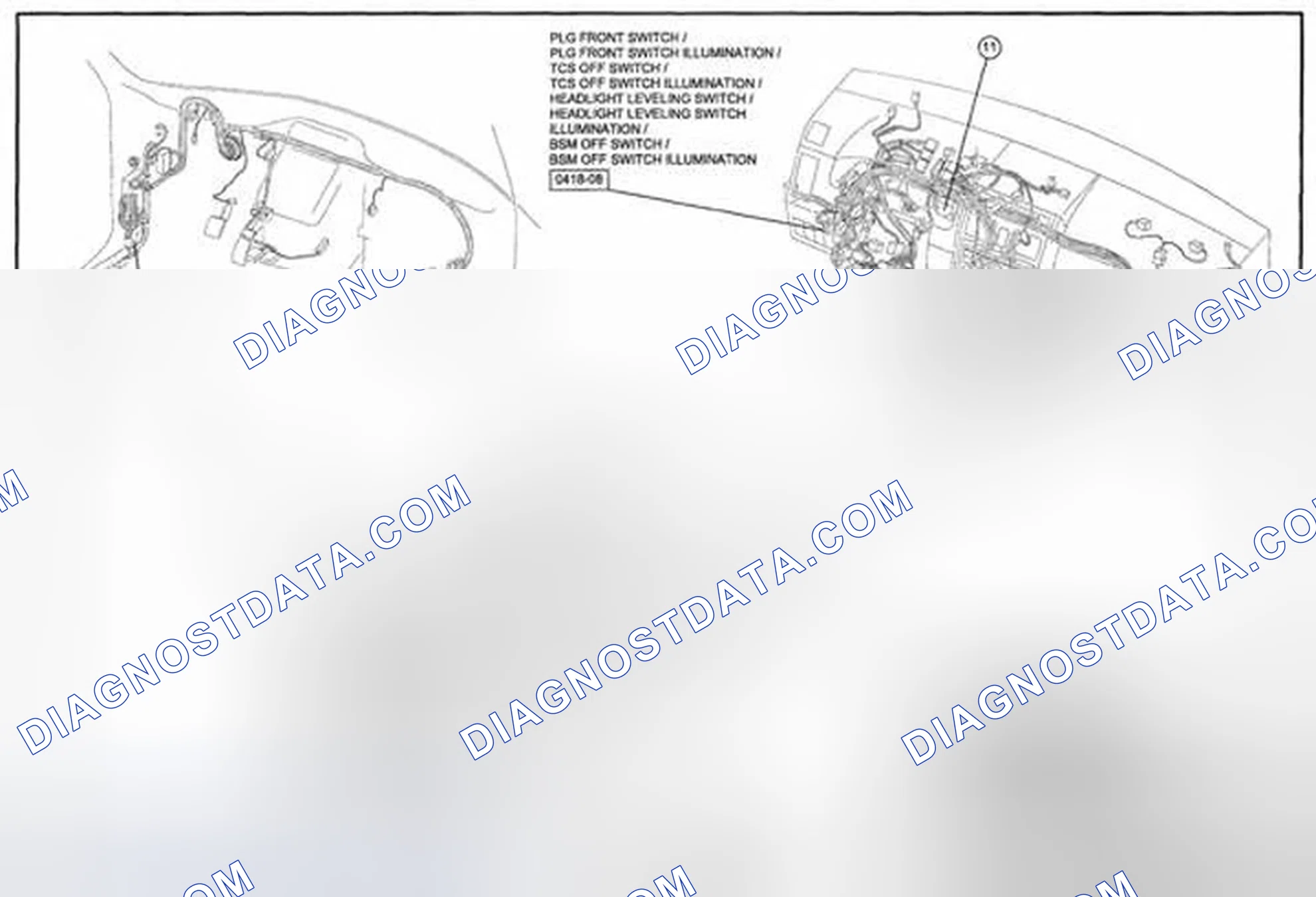 Scheme 357: Blind Spot Monitoring System Wiring Diagram - 0922-4a (2 Of 2)