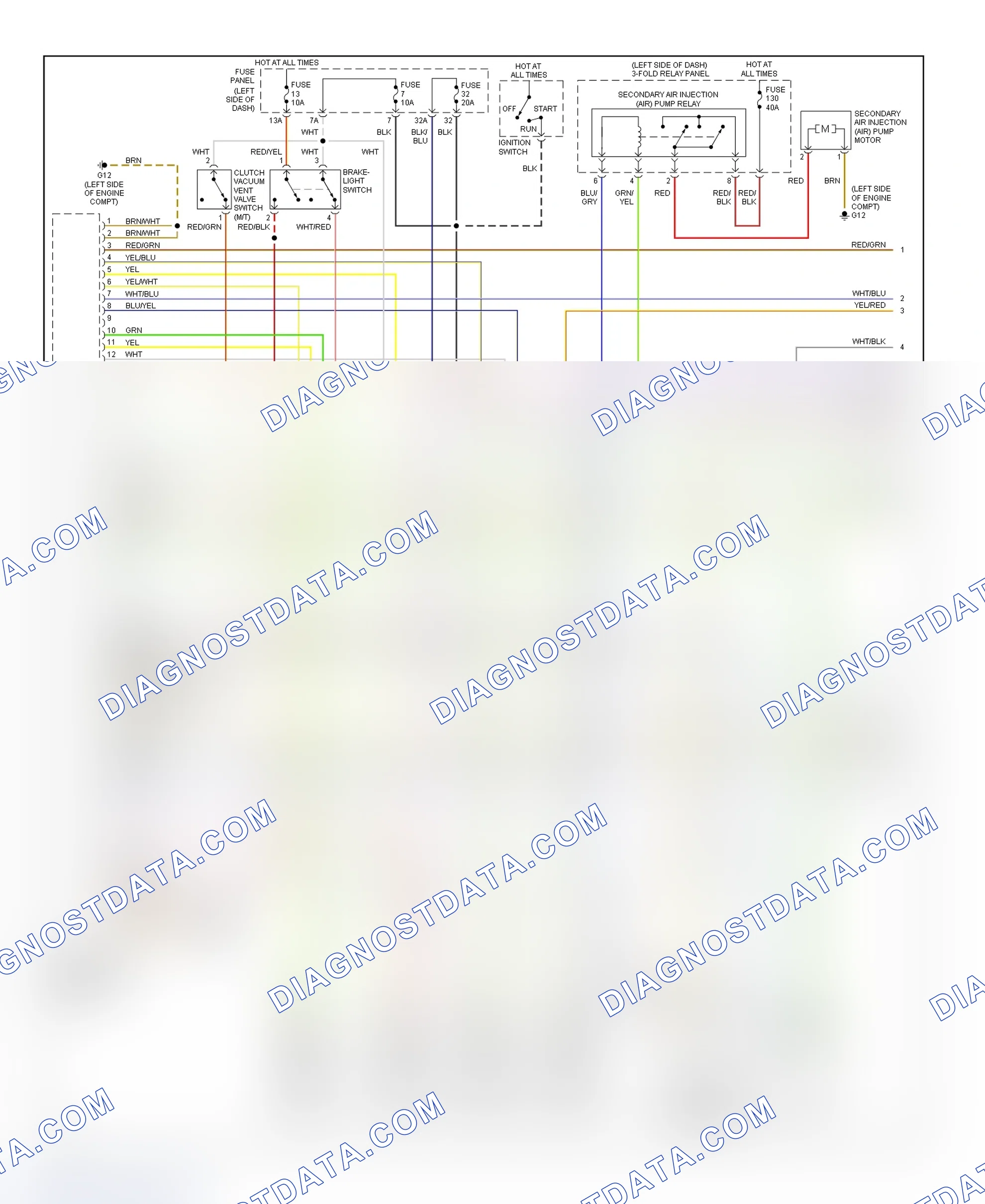 Scheme 17: Wiring Diagram (A6 4.2L & S6 4.2L - 1 Of 4)