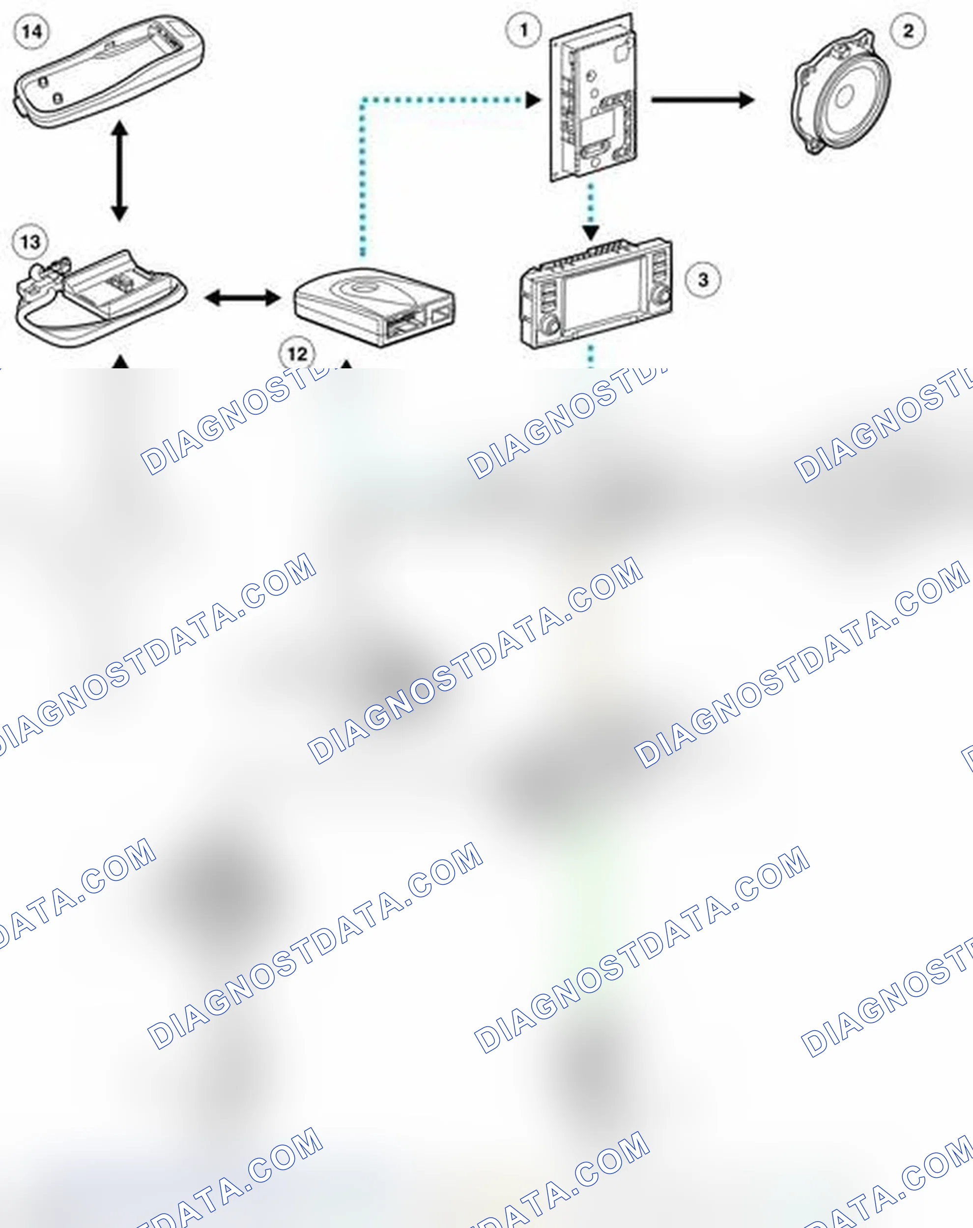 Scheme 63: TELEPHONE SYSTEM CONTROL DIAGRAM