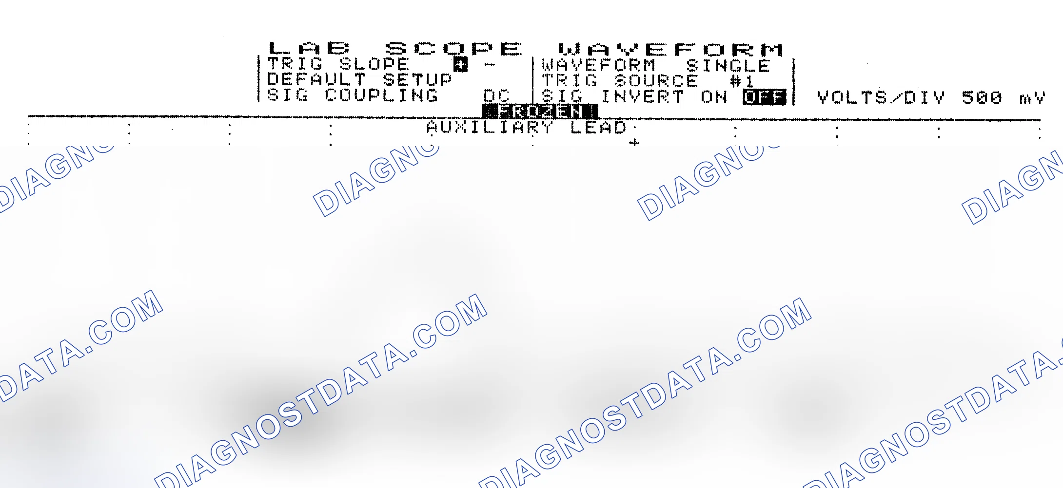Scheme 10: Single Injector w/Excessive Current Flow - Current Pattern