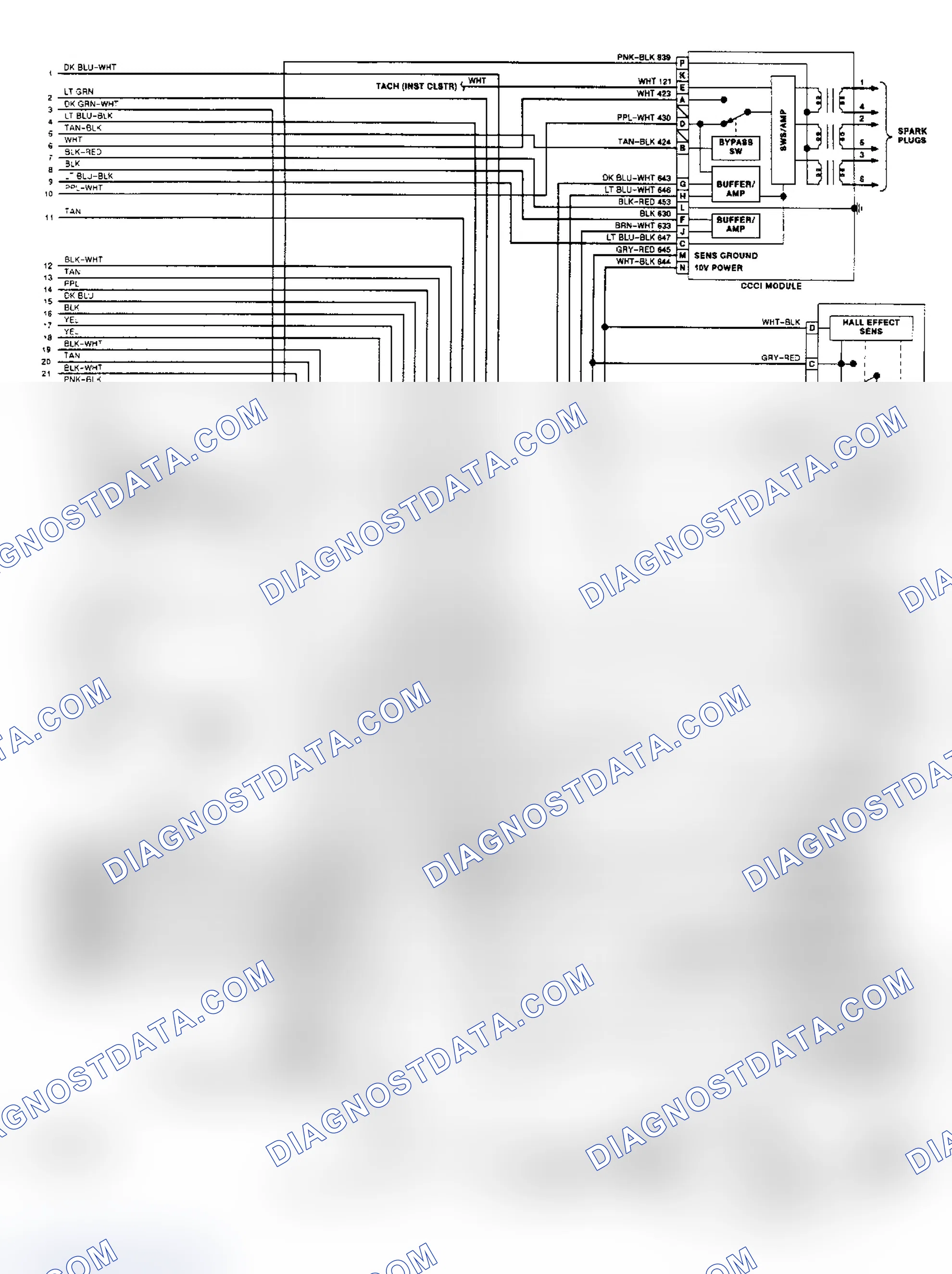 Scheme 7: Wiring Diagram (Lumina APV, Silhouette & Trans Sport 3.8L 2 Of 2)