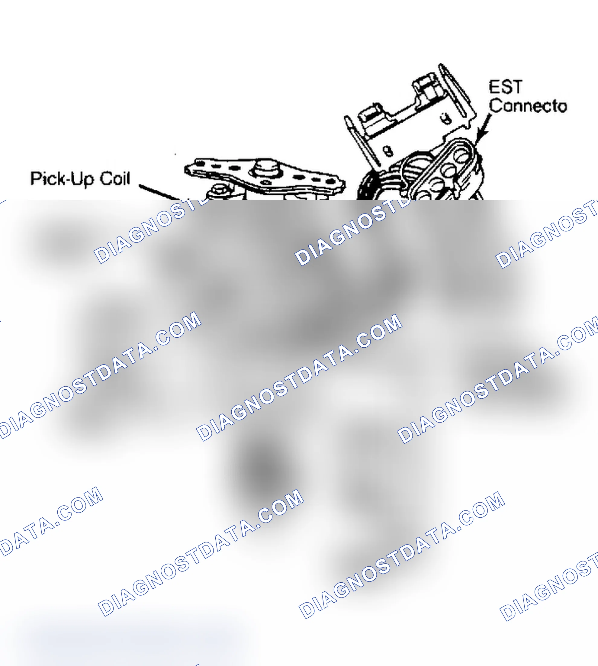 Scheme 8: Checking Distributor Pick-Up Coil Integral coil system is shown.External coil testing is similar.