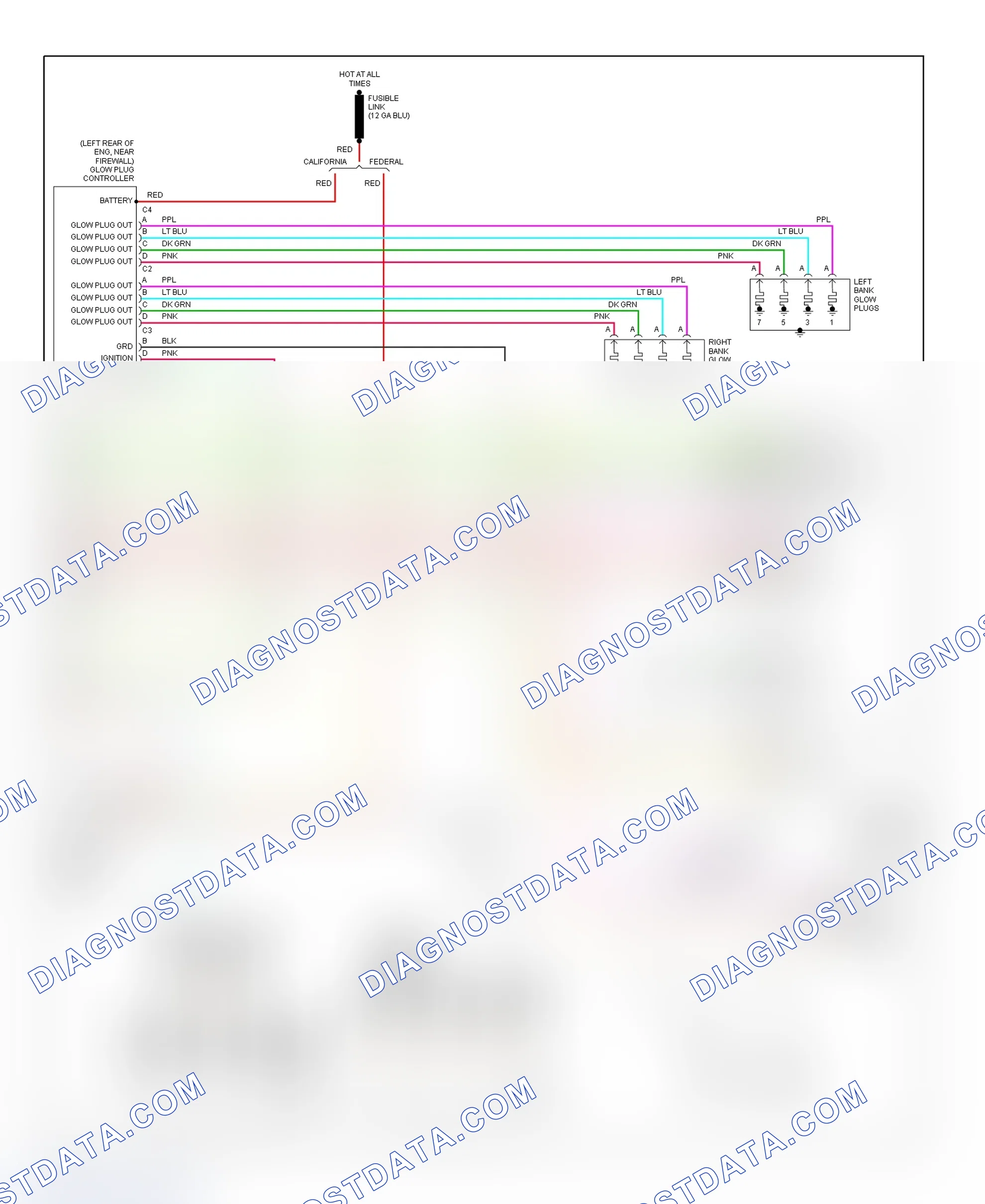 Scheme 105: PCM Wiring Diagram (Forward Control - Motorhome Chassis - 6.5L - 4 Of 4)