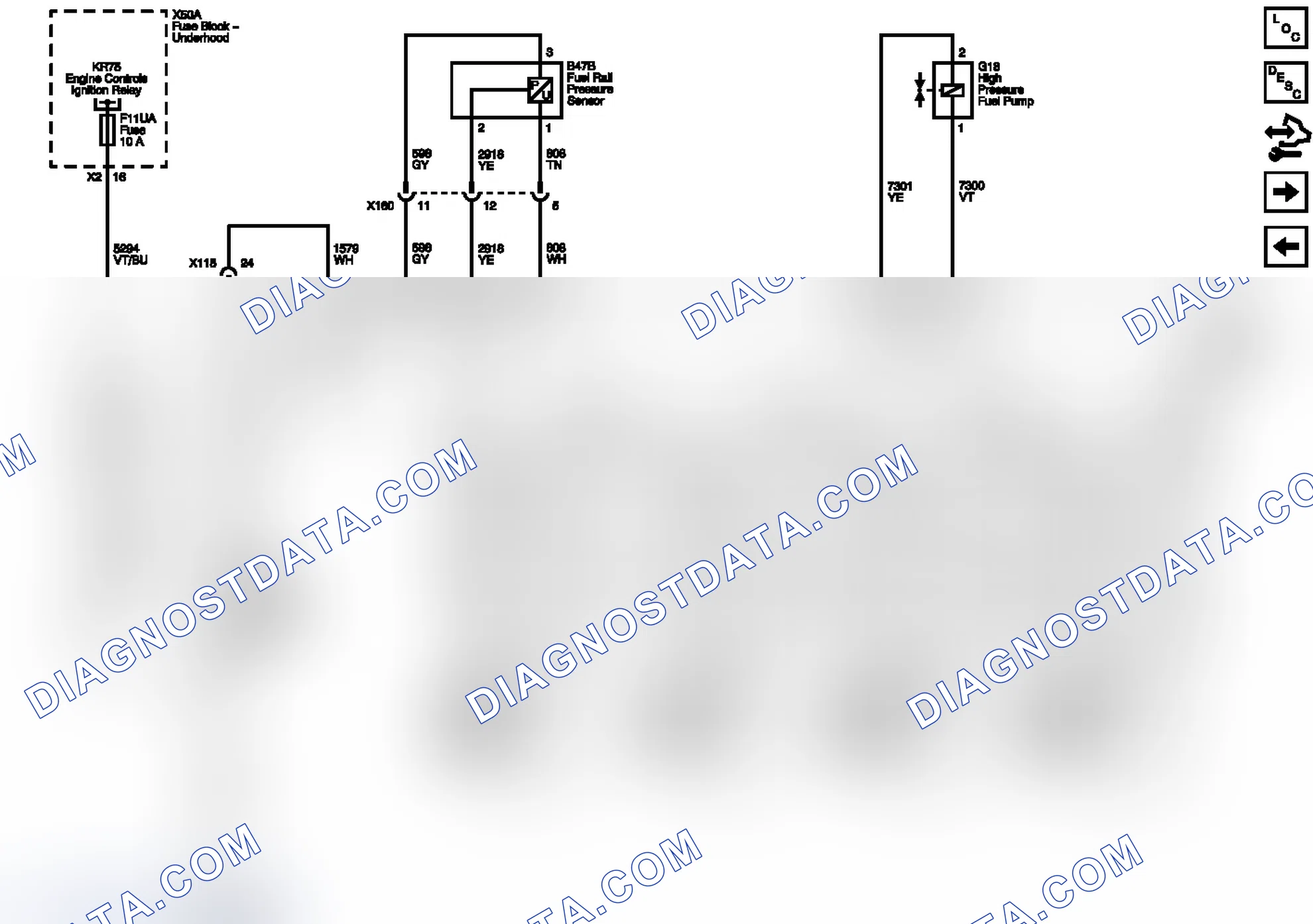 Scheme 48: Fuel Controls- Fuel Injectors, Composition and High Pressure Control Wiring Schematics