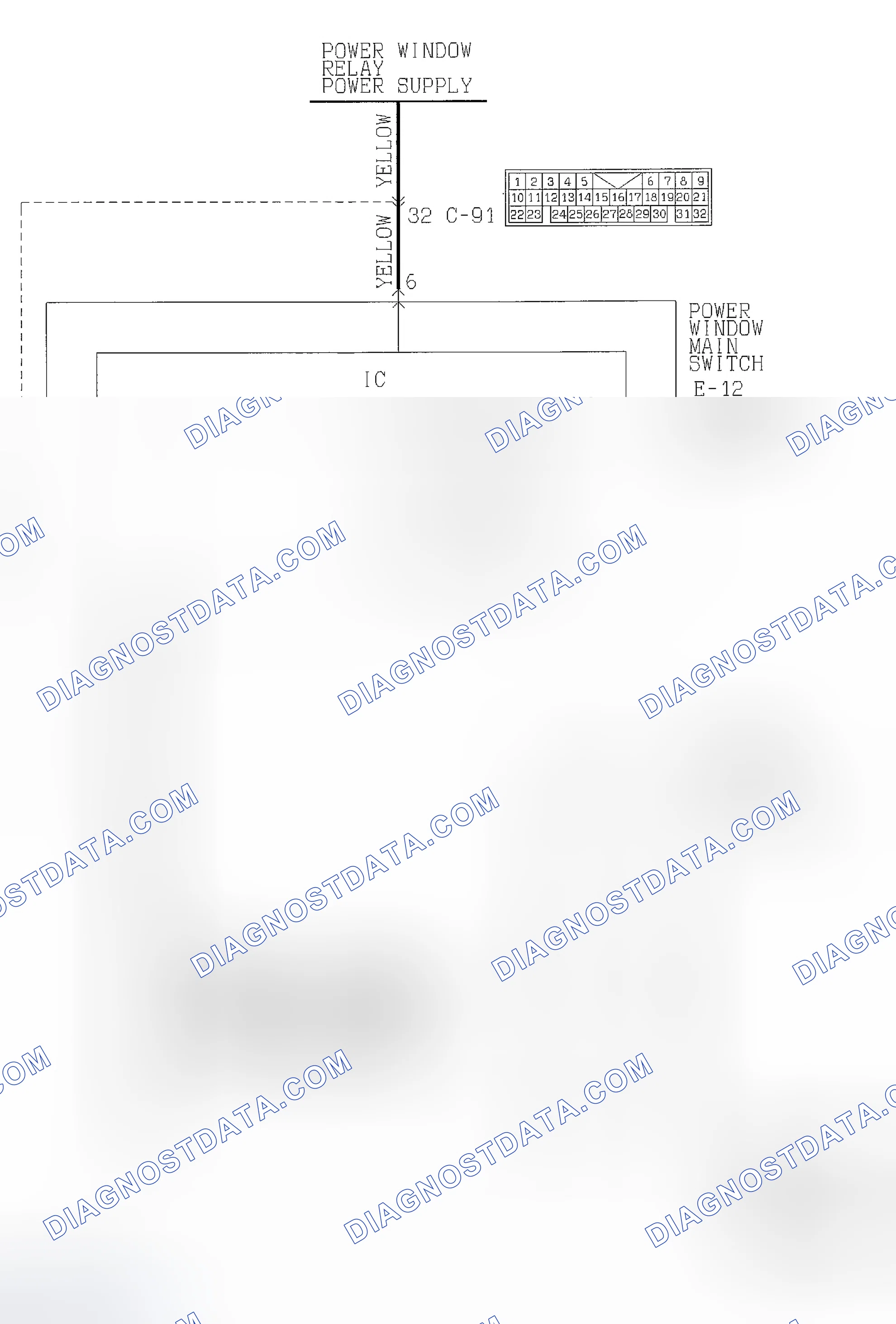 Scheme 4: INSPECTION PROCEDURE 2: Only the Quarter Window < LH > does not Open and Close.
