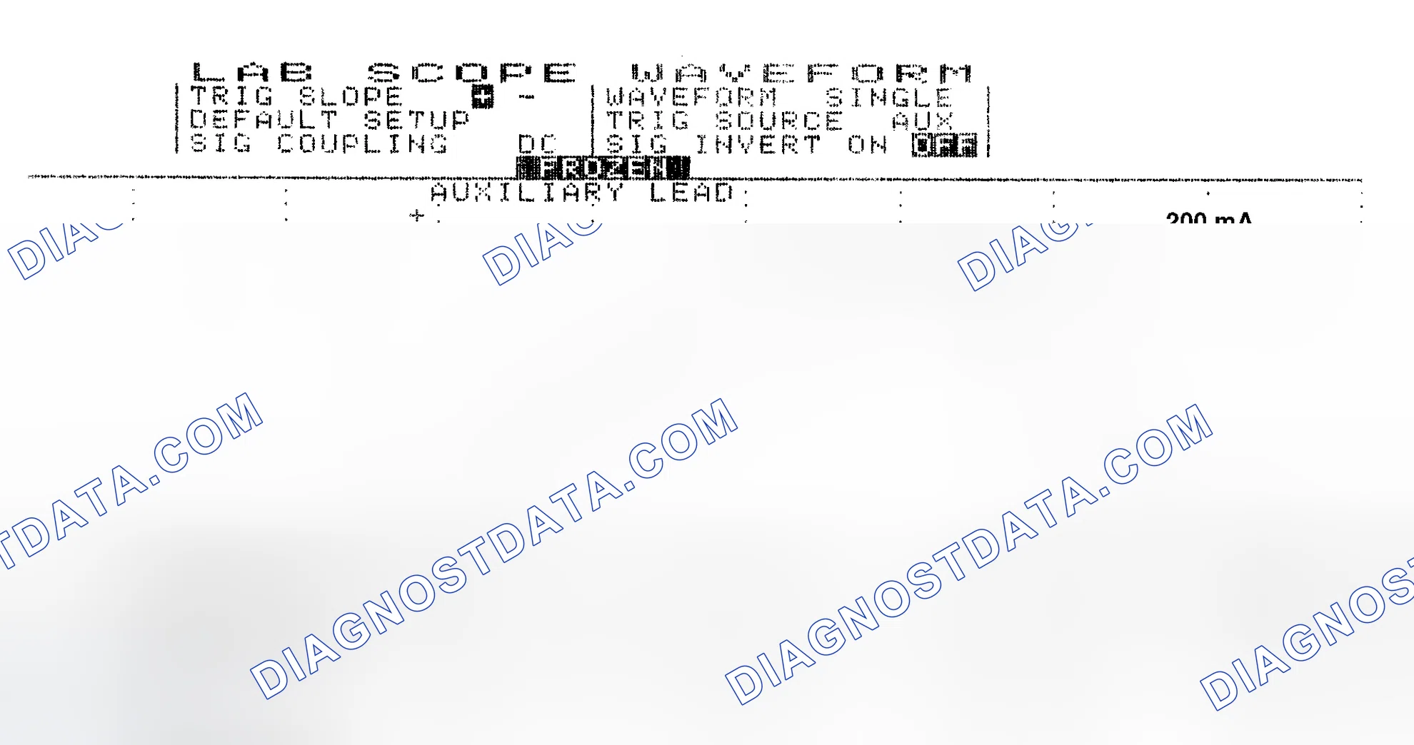 Scheme 13: Single Injector w/Normal Current Flow - Current Pattern