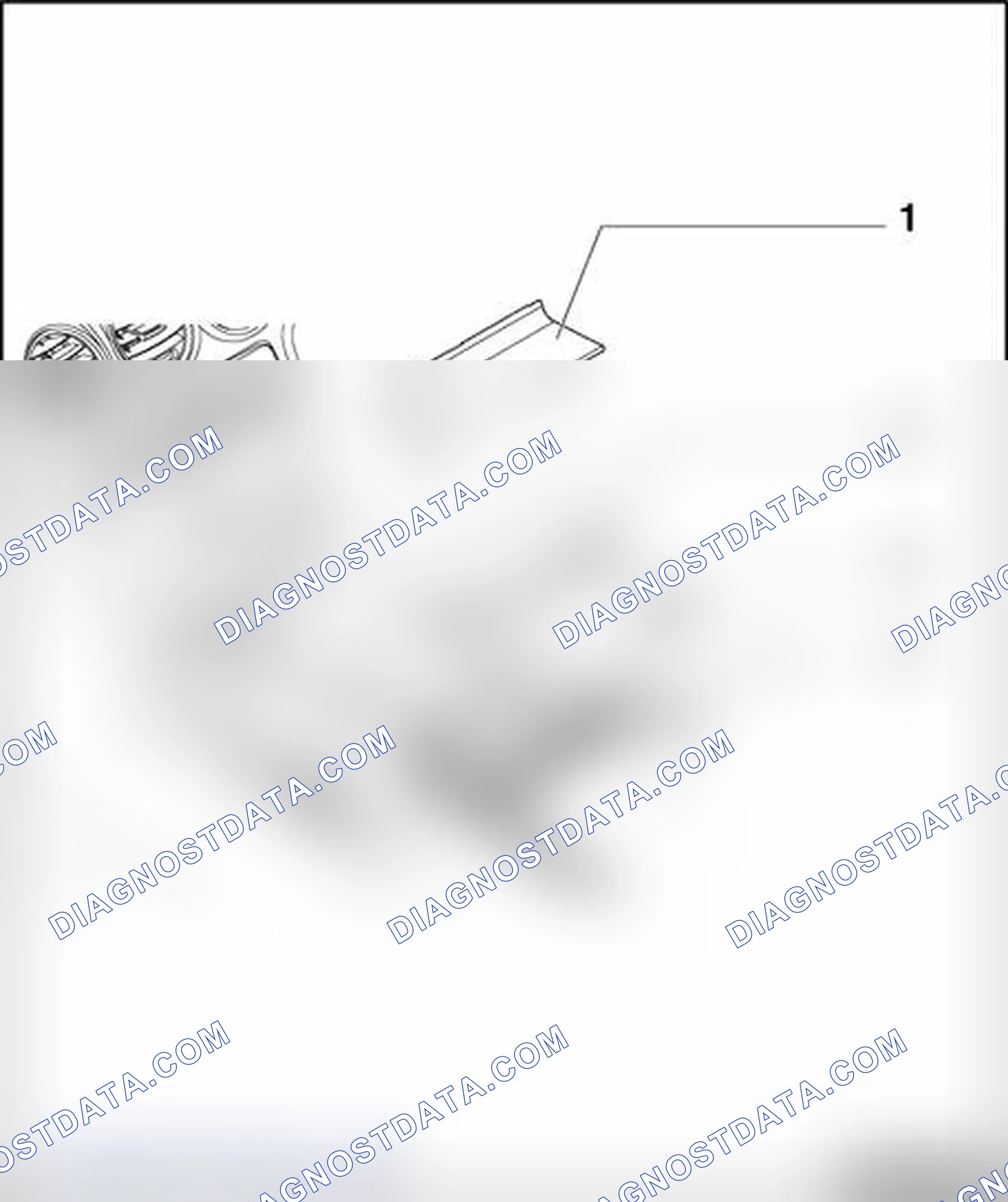 Scheme 72: Front ashtray, assembly overview
