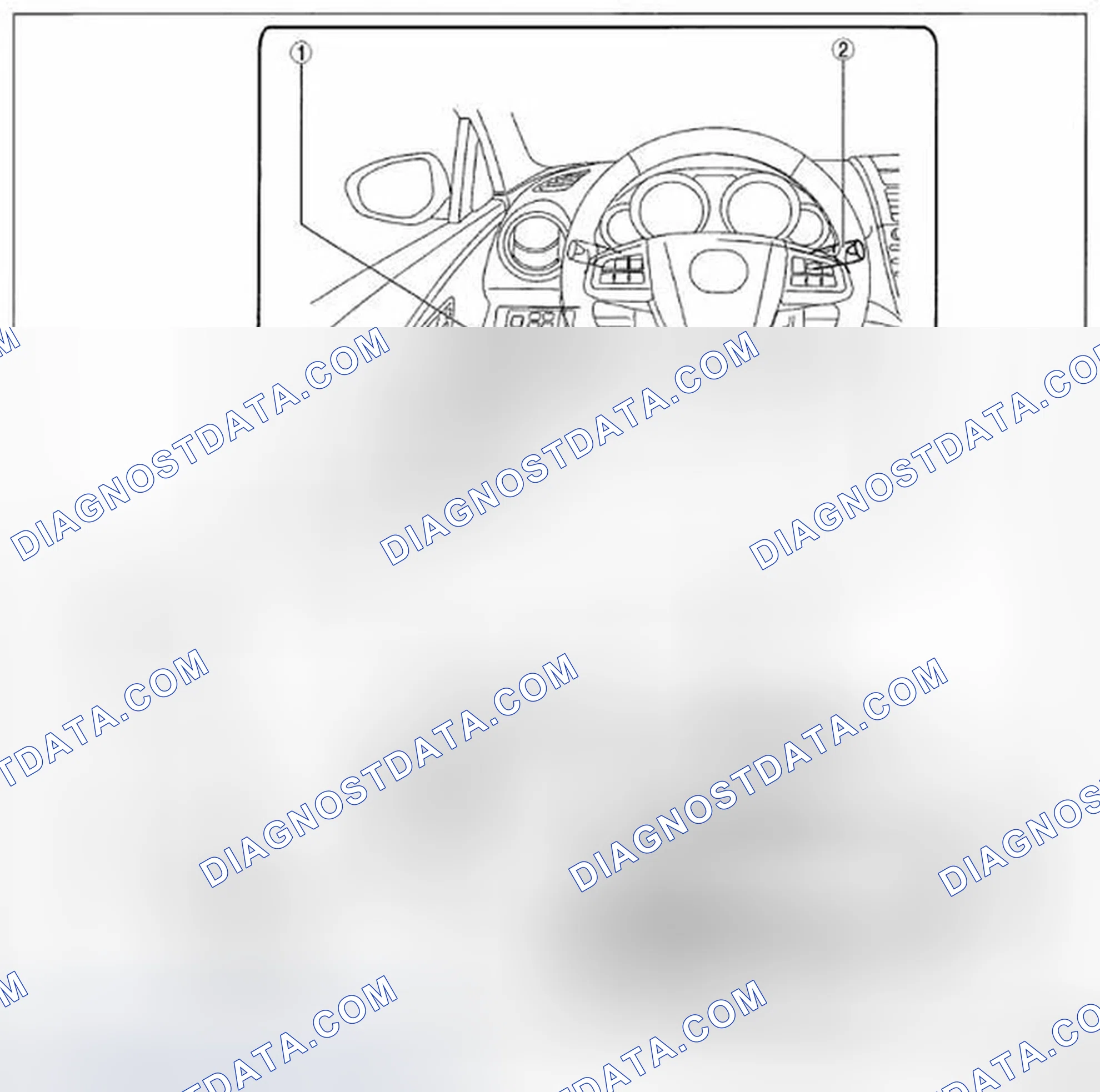 Scheme 1: WIPER/WASHER SYSTEM LOCATION INDEX