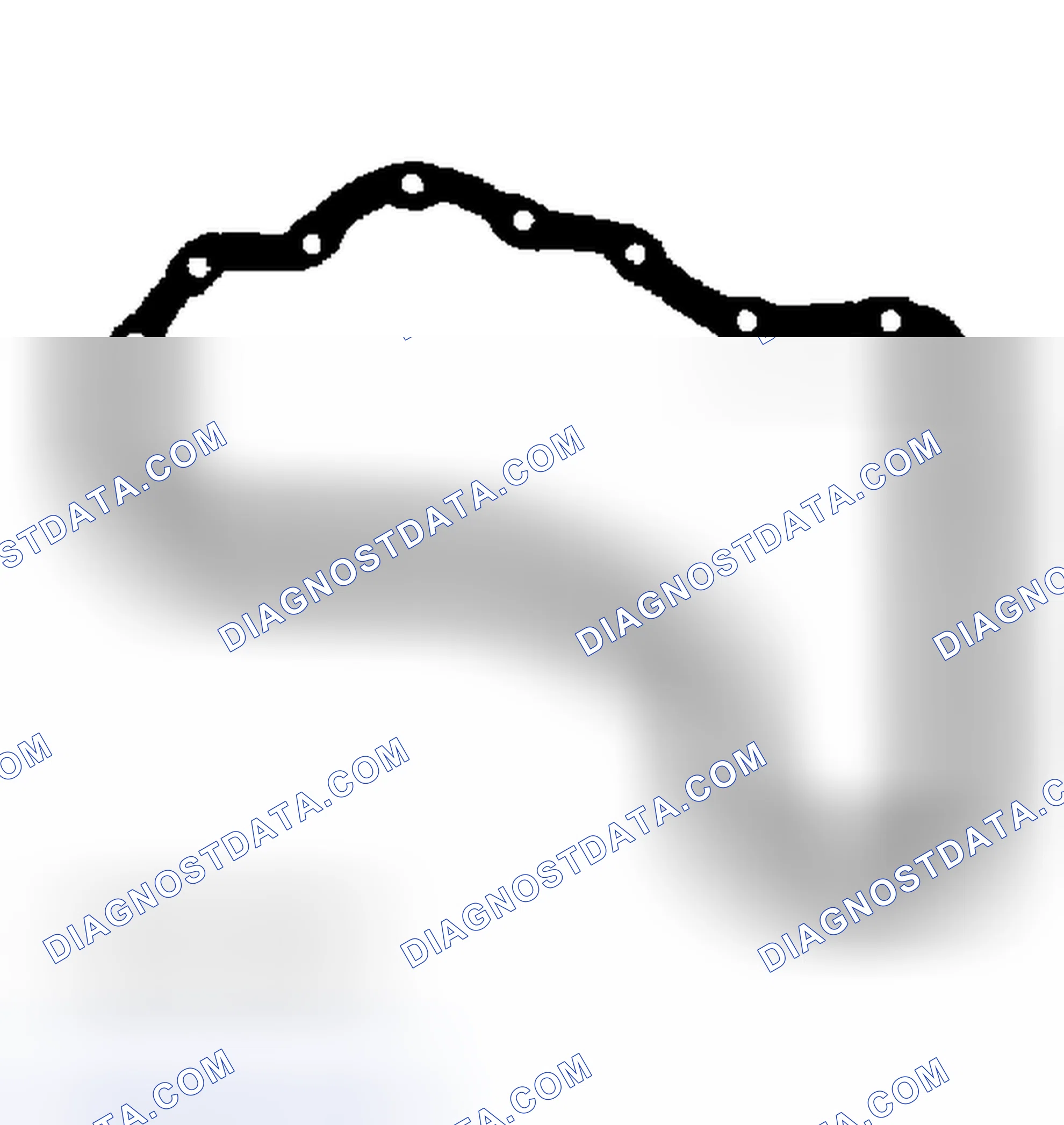Scheme 29: Identifying Oil Pan Gasket (AX4N)