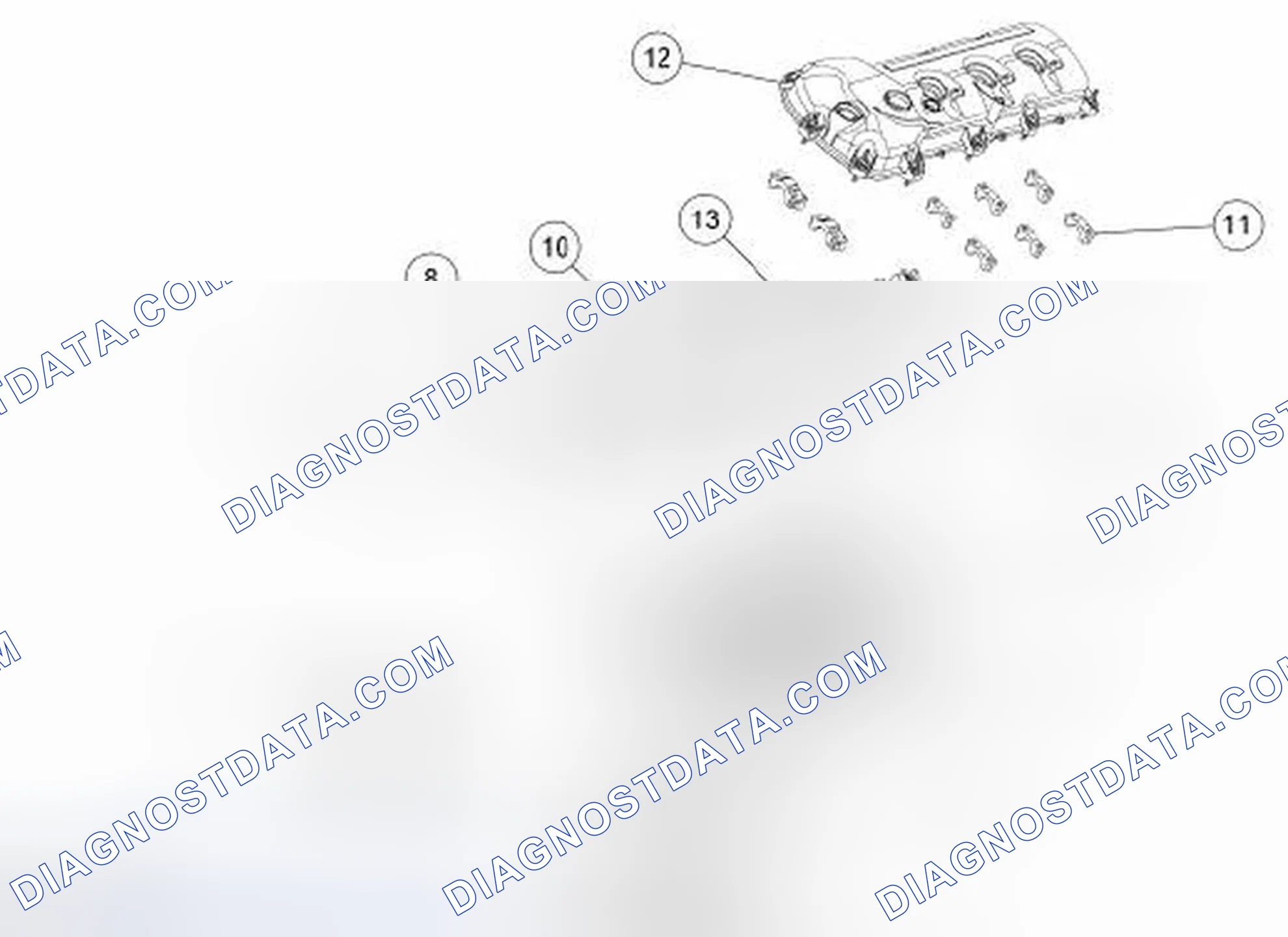 Scheme 572: Engine Upper - LH Cylinder Head