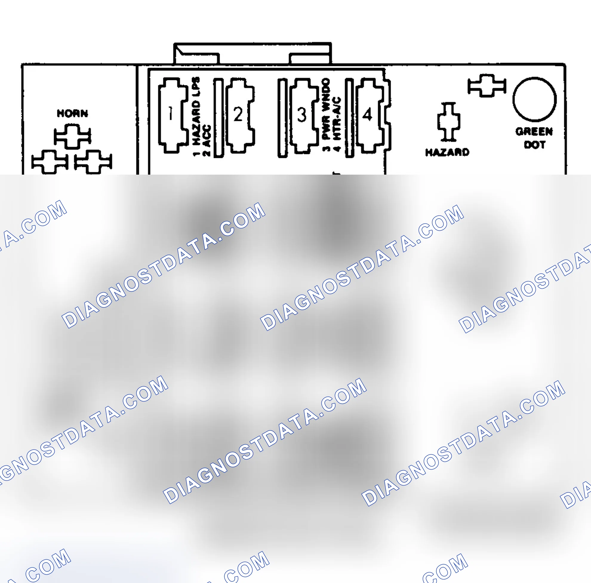 Scheme 3: FUSE PANEL IDENTIFICATION (1983-88 MODELS)