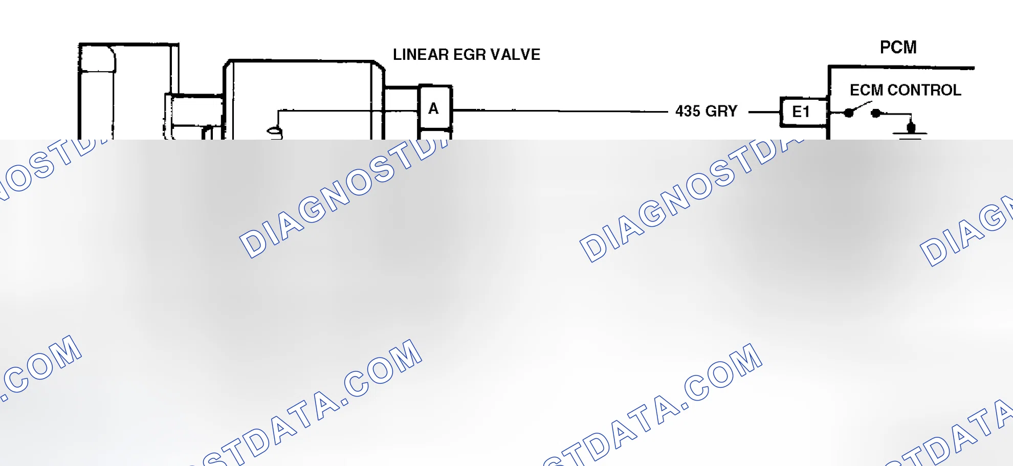 Scheme 55: Code 32 Schematic ("P" Series 5.7L) EGR Ckt. Error Using Manifold Vac., 2-Terminal Sol. & Back Press. EGR