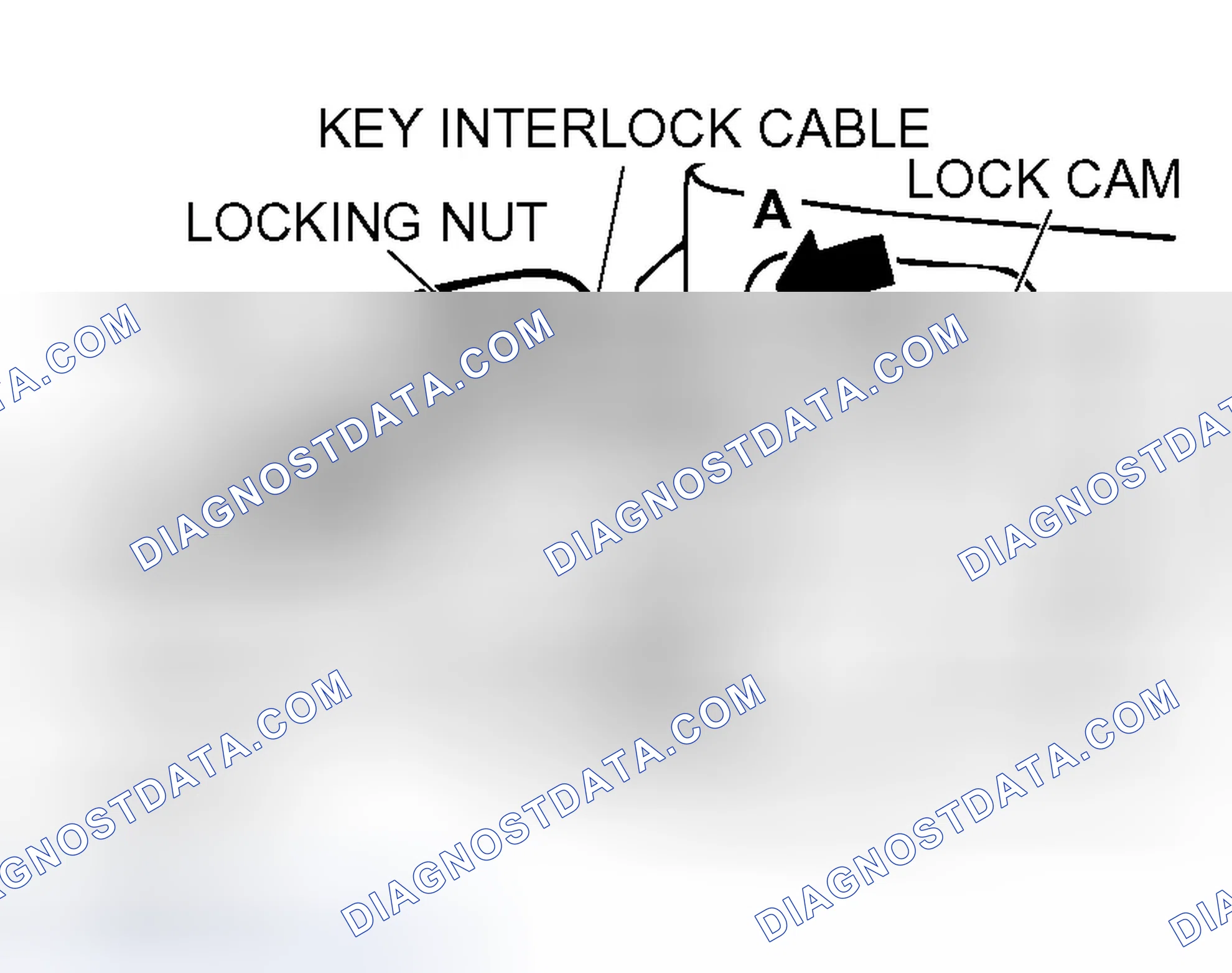Scheme 22: >> C << KEY INTERLOCK CABLE (SELECTOR LEVER SIDE) INSTALLATION