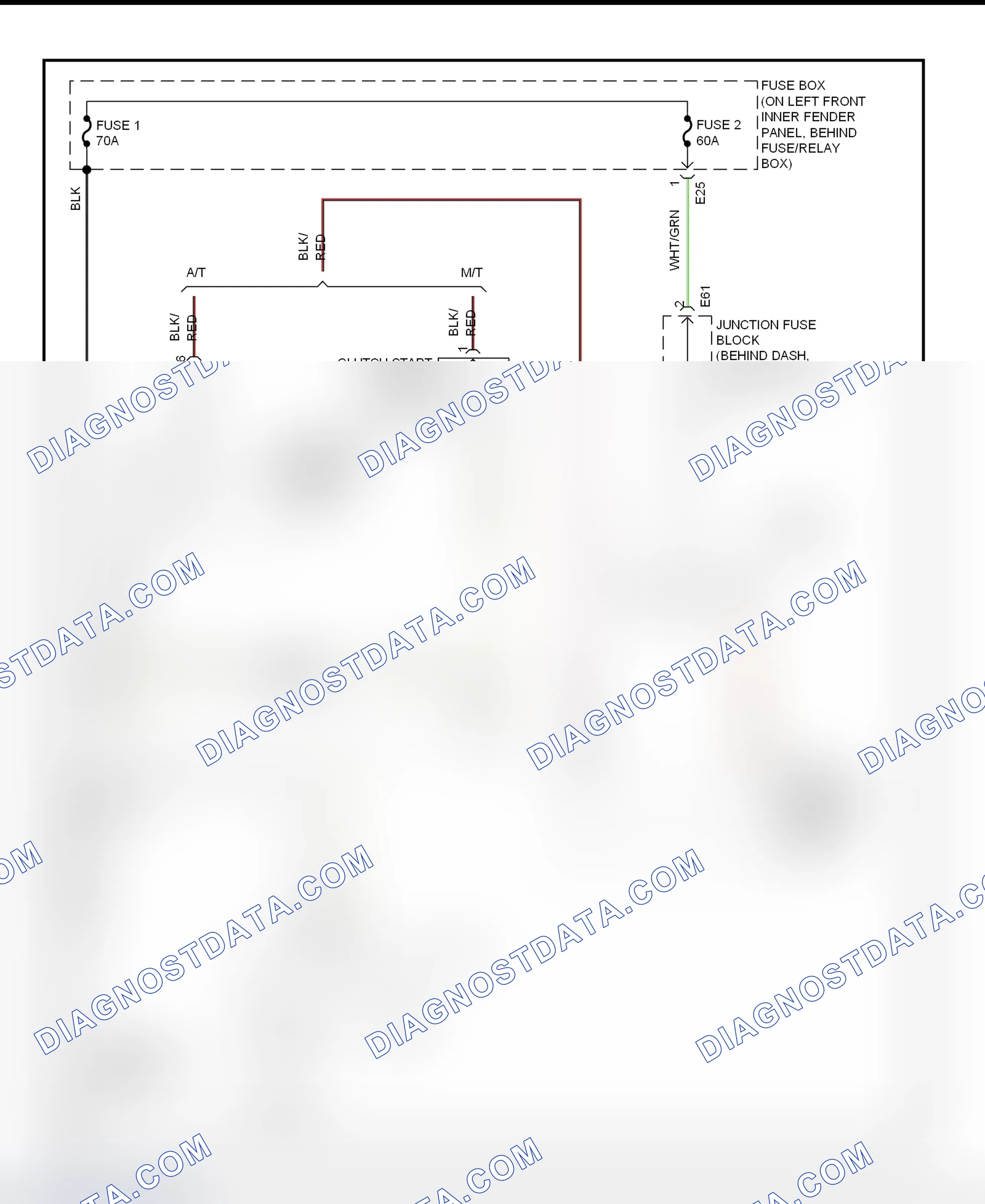 Scheme 19: Starting System Wiring Diagram (Swift)