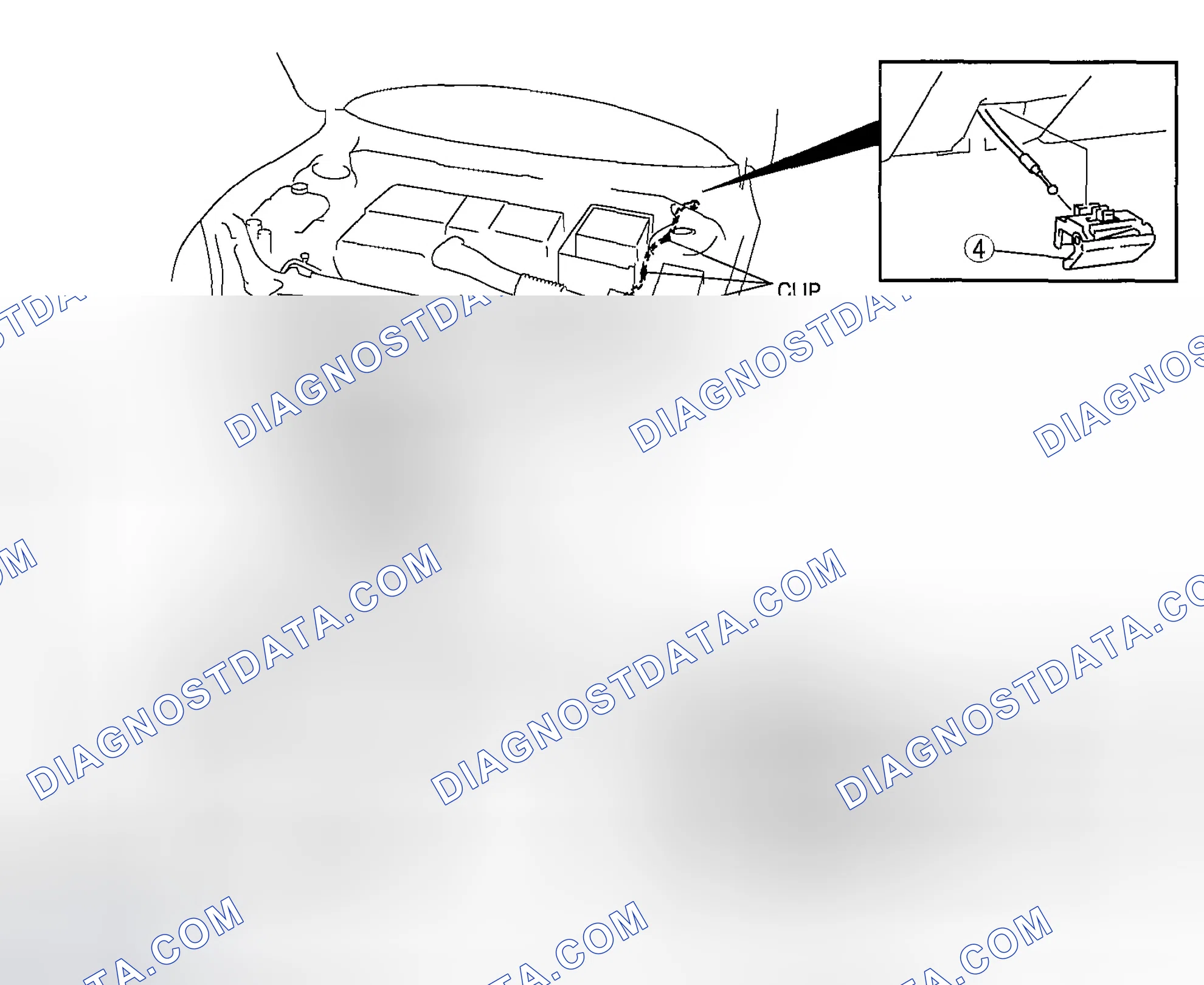 Scheme 34: HOOD LATCH AND RELEASE LEVER REMOVAL/INSTALLATION
