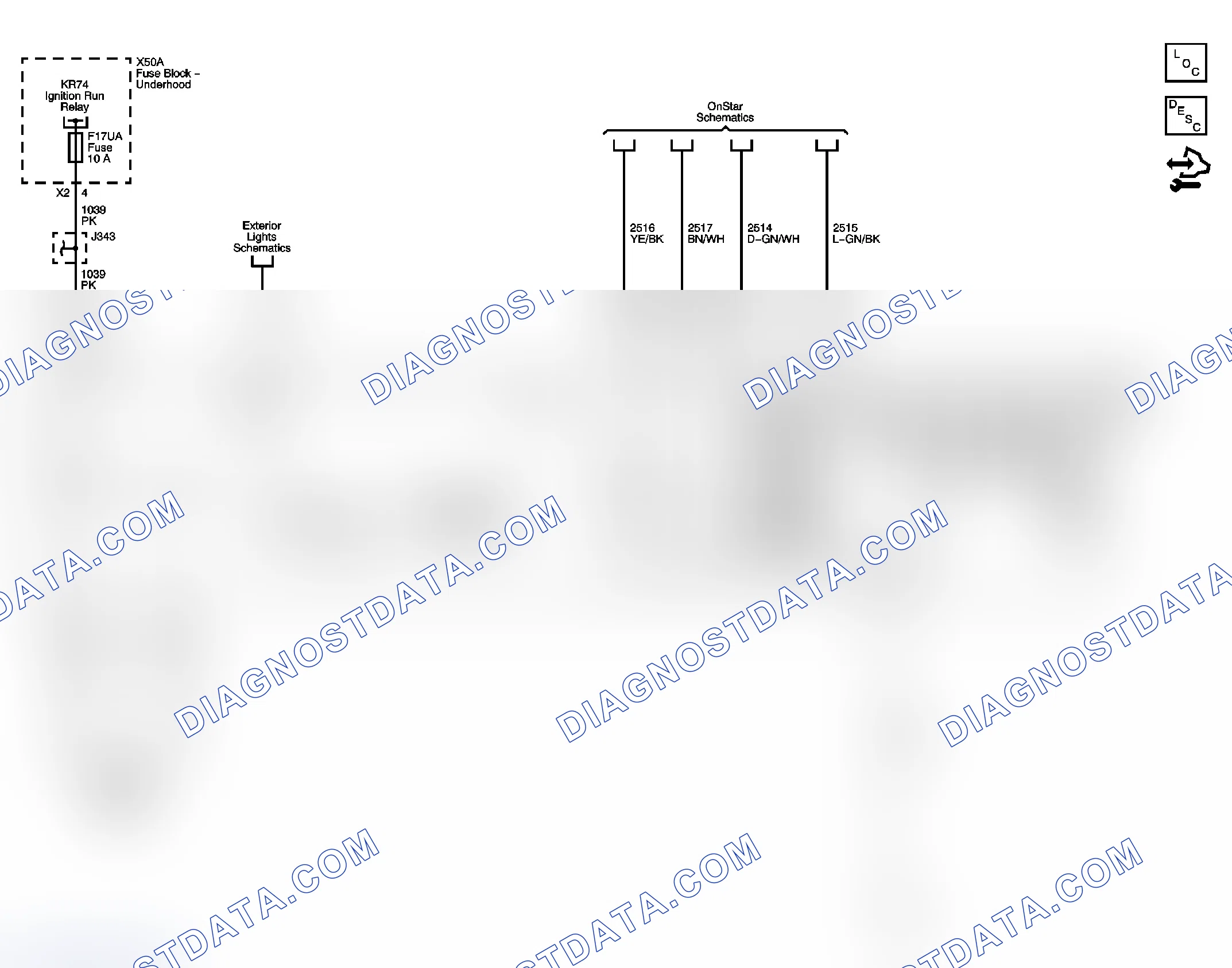 Scheme 1: Inside Rearview Mirror Schematics