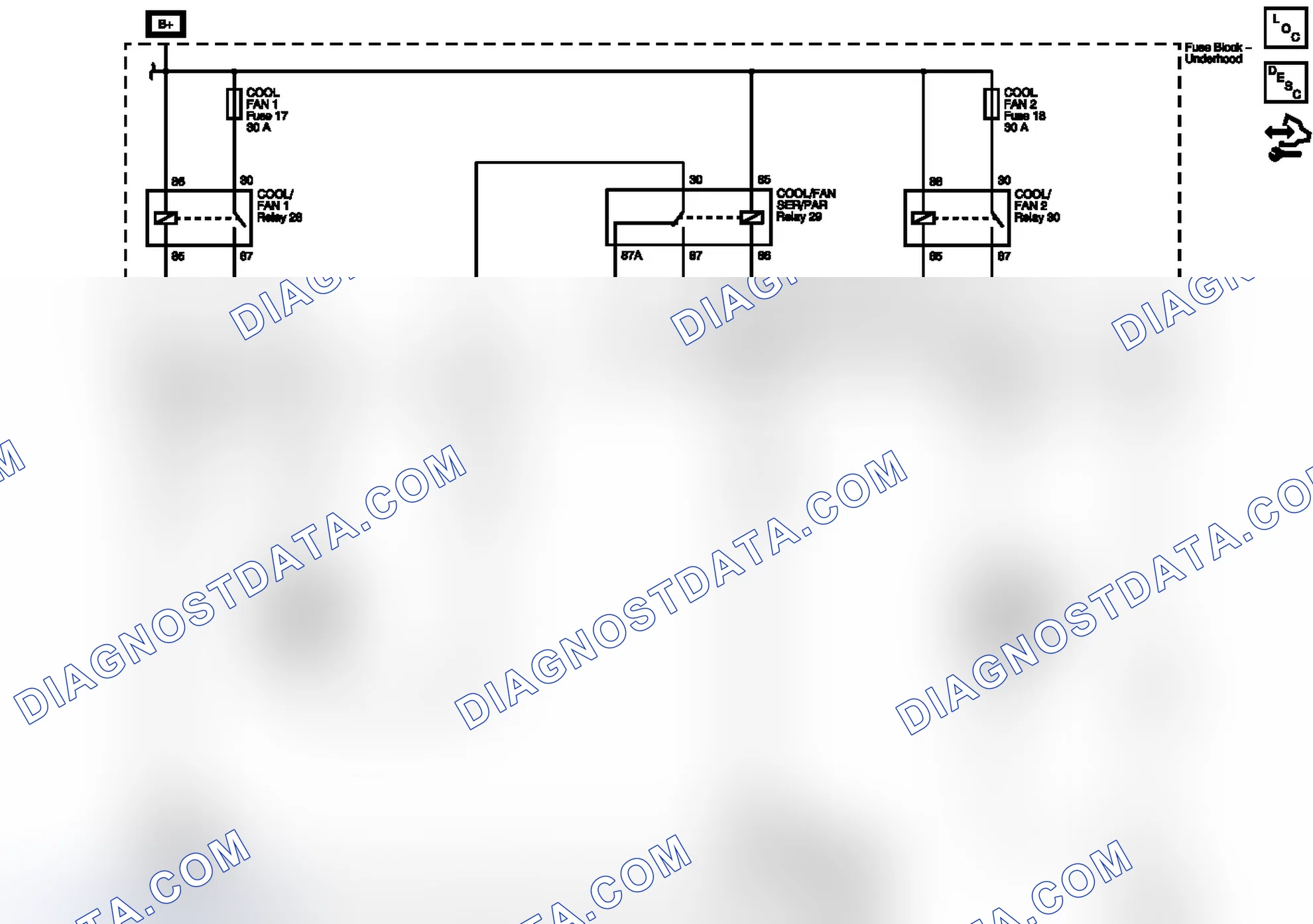 Scheme 1: Engine Cooling Wiring Schematics