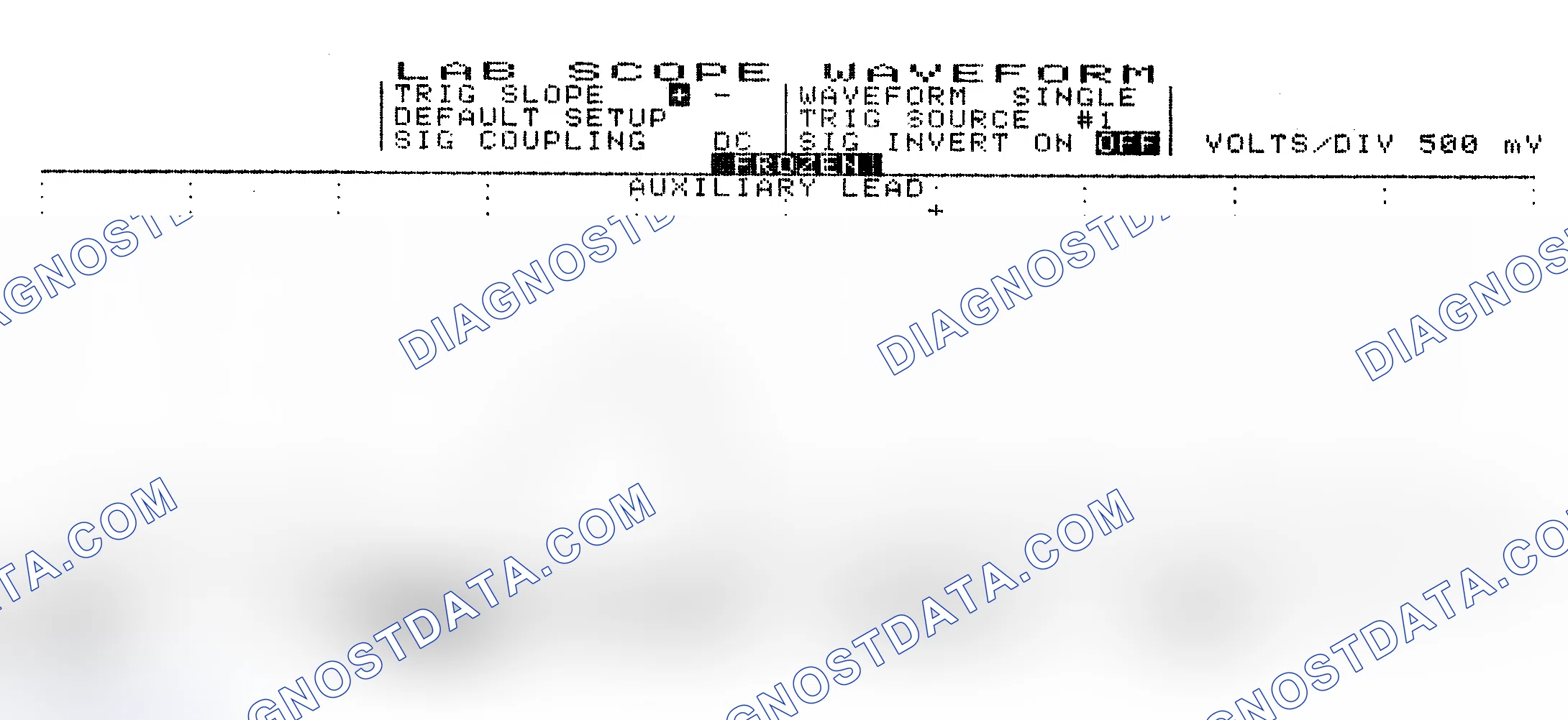 Scheme 10: Single Injector w/Excessive Current Flow - Current Pattern