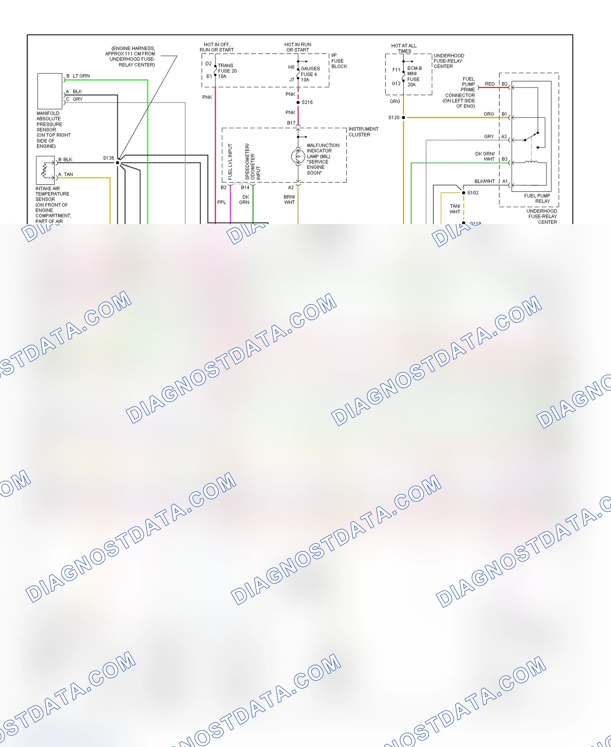 Scheme 50: PCM Wiring Diagram (Express & Savana - 4.3L - 3 Of 4)