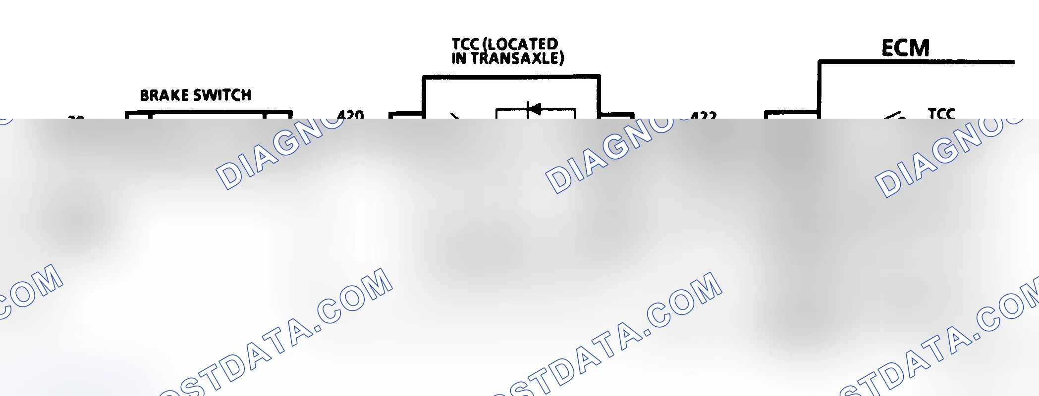 Scheme 233: CHART C-8A, 3T40 TORQUE CONVERTER CLUTCH, 3.3L PFI A BODY