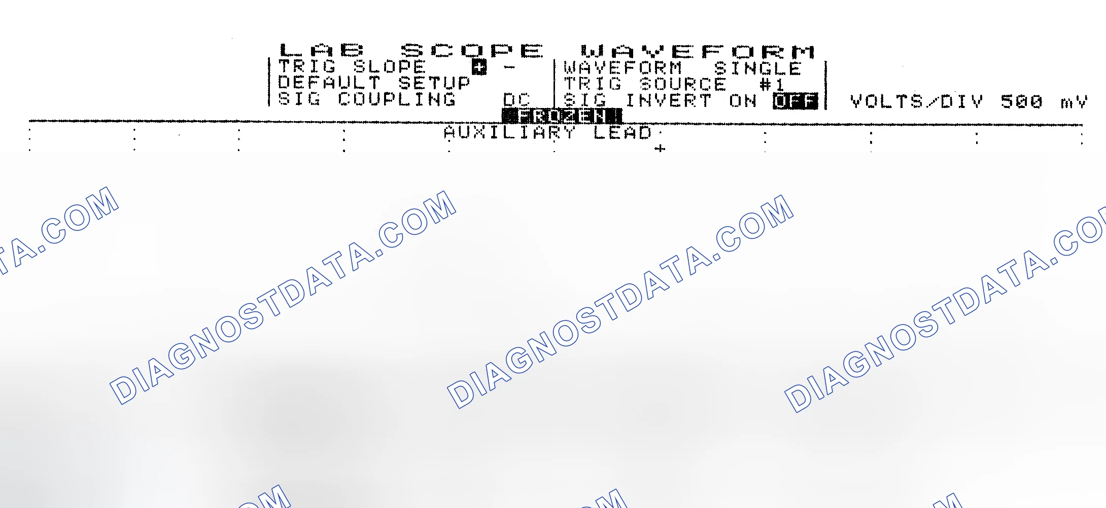 Scheme 10: Single Injector w/Excessive Current Flow - Current Pattern