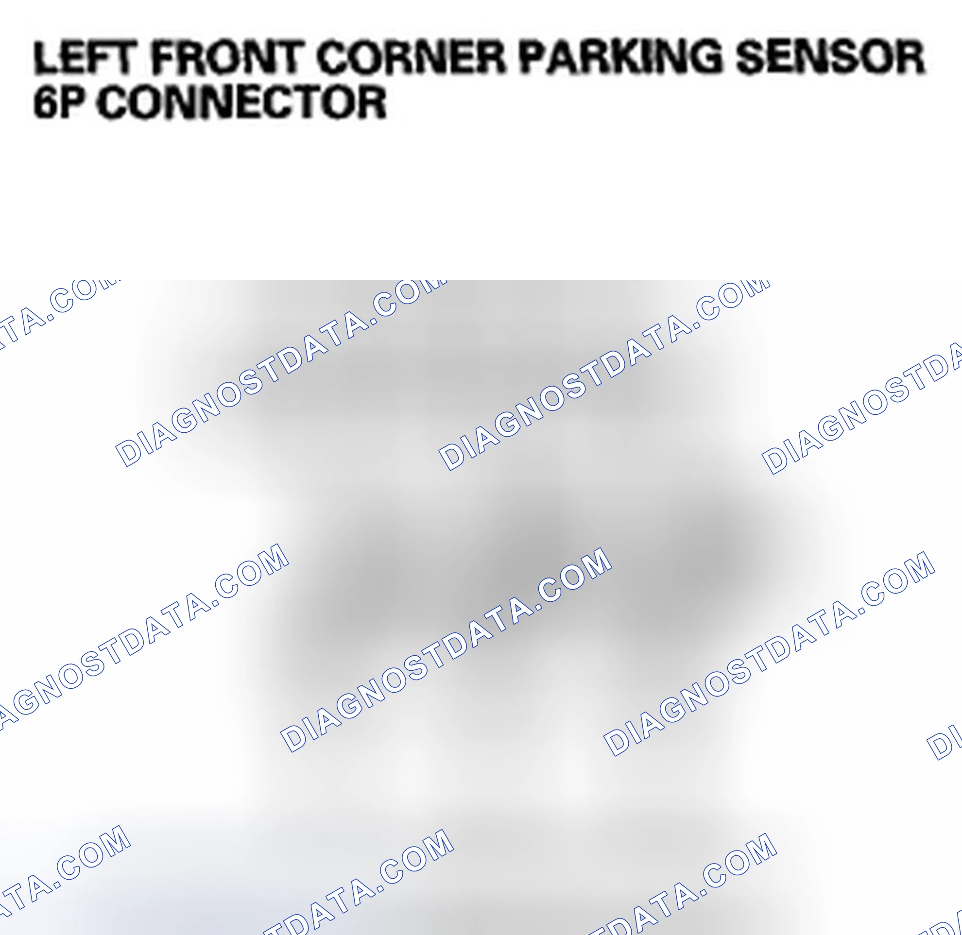Scheme 60: DTC B2625: Left Front Sensor Failure