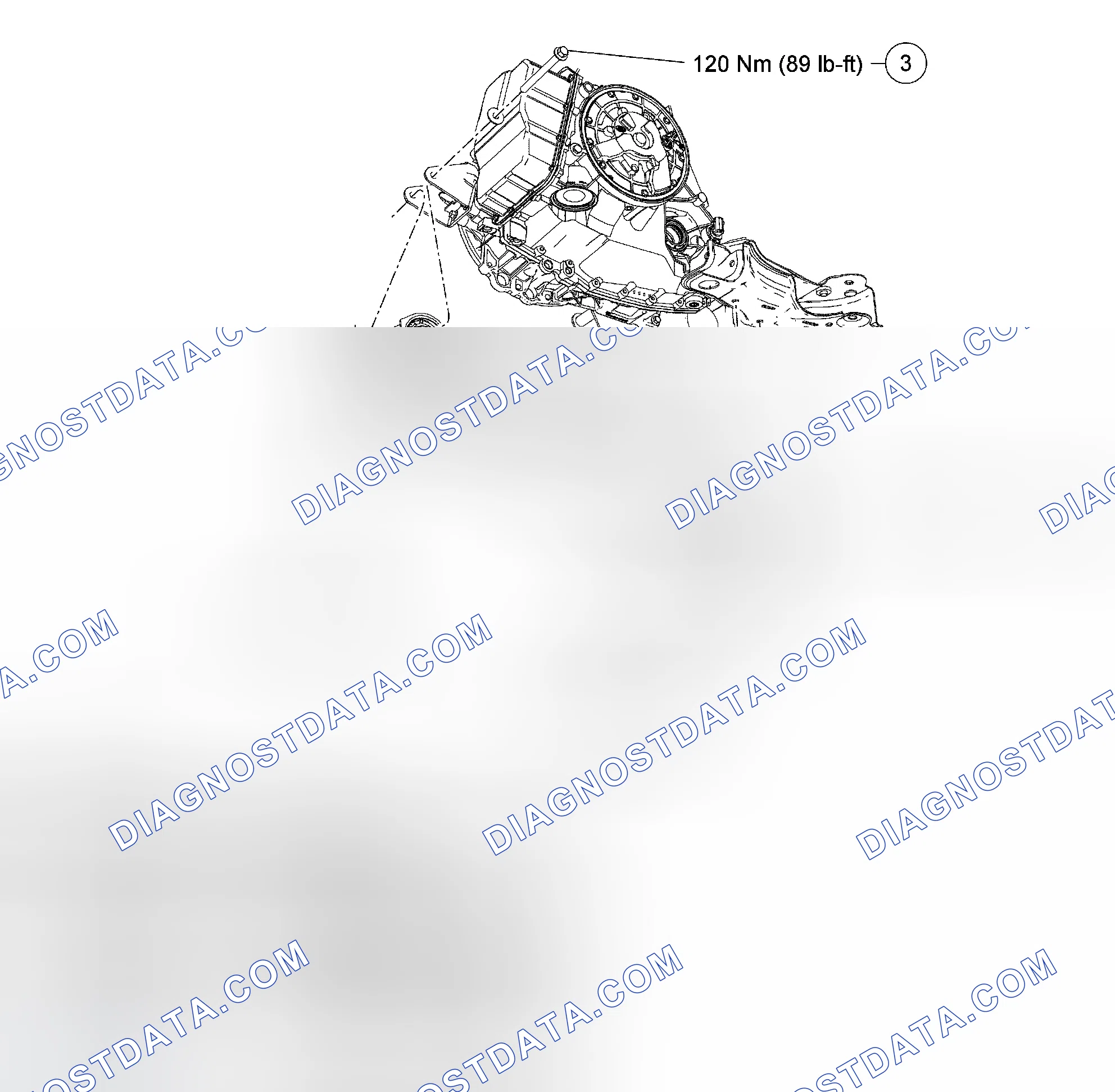 Scheme 87: Transaxle Support Insulator - Lower, Front