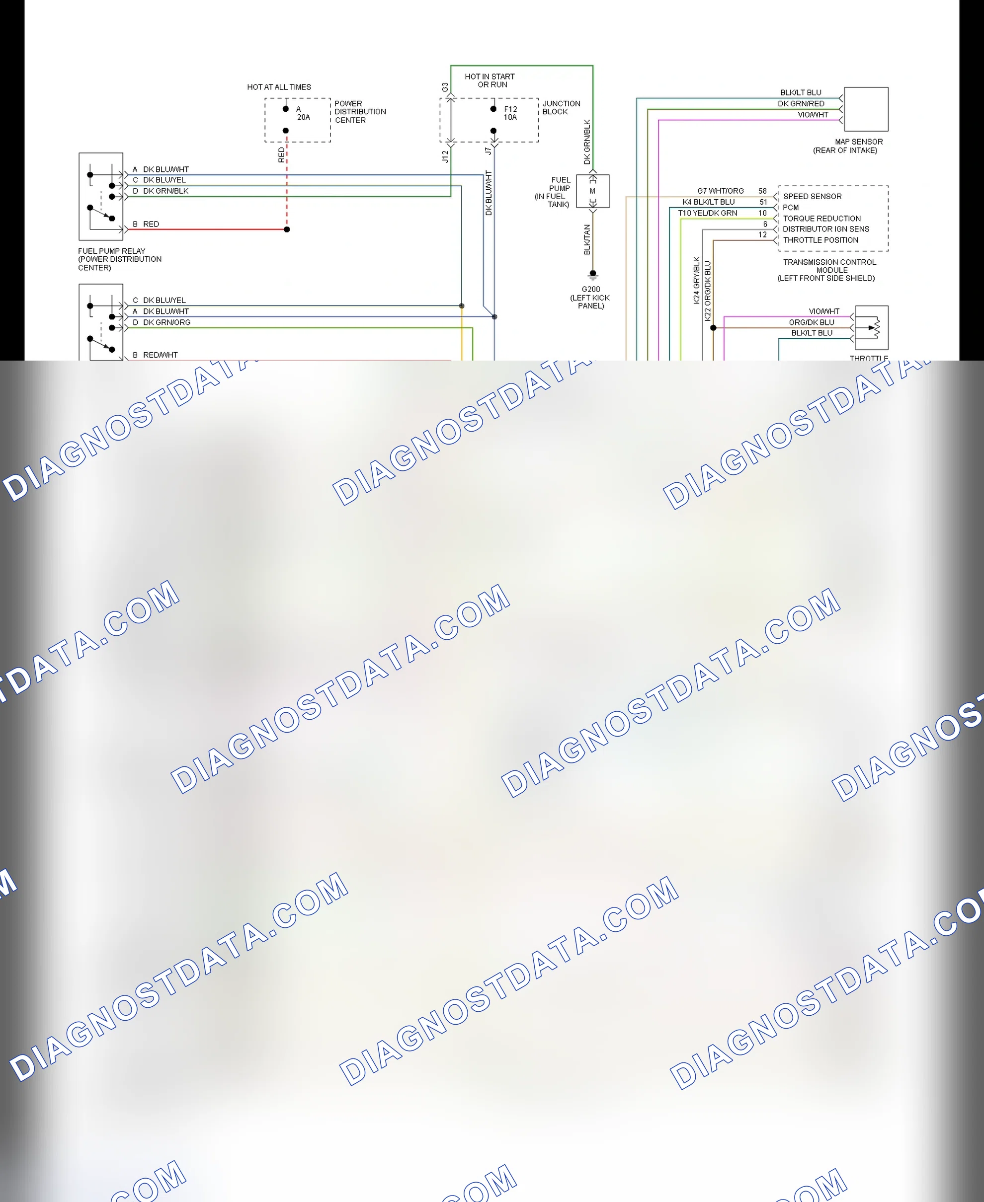 Scheme 20: PCM Wiring Diagram (3.3L - 1 Of 2)