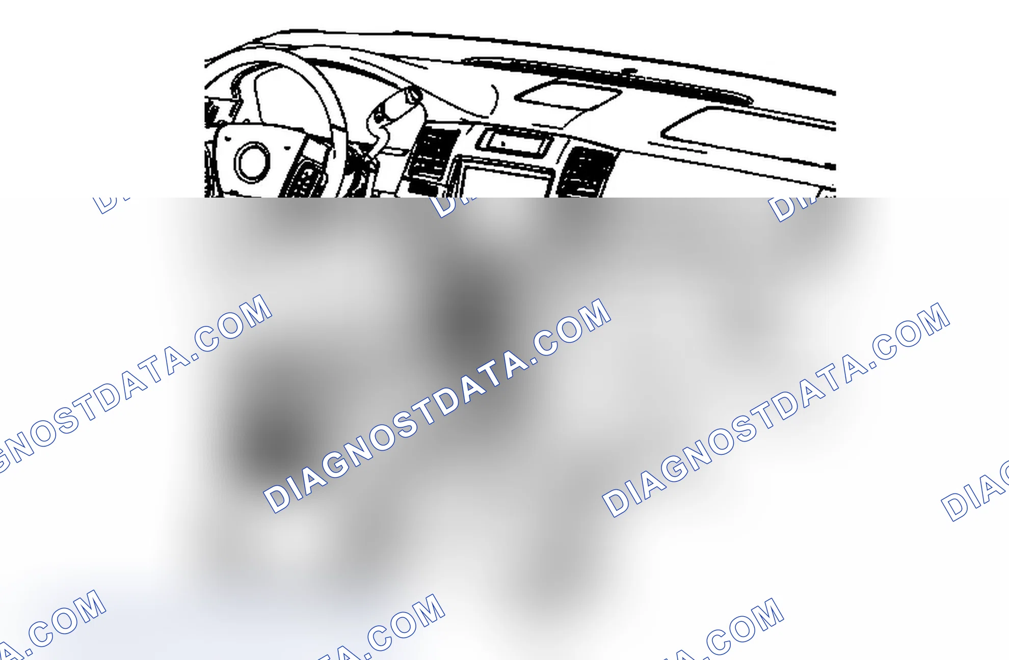 Scheme 175: Front Floor Console Side Trim Panel Replacement - Right Side (Cadillac)