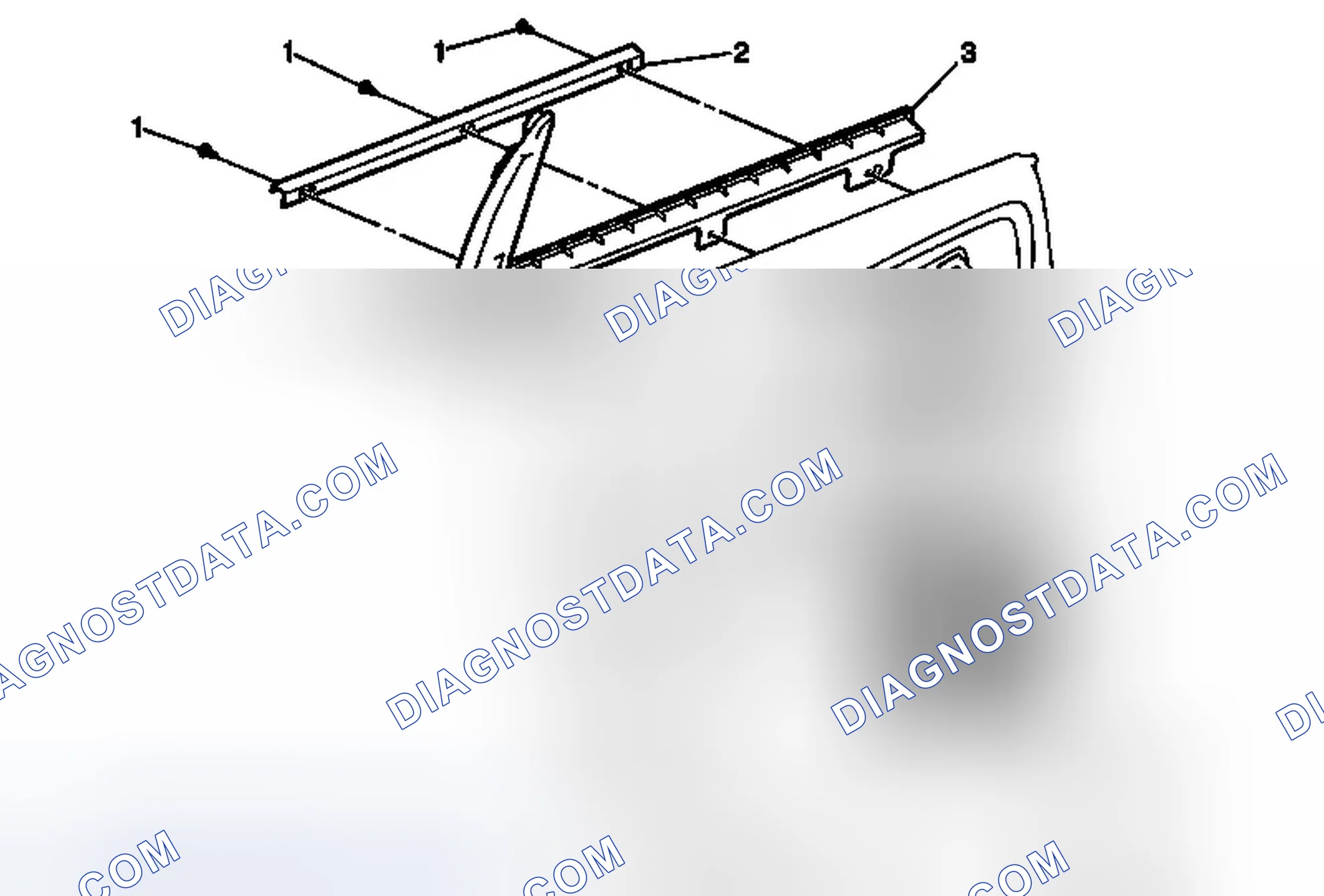 Scheme 78: Rear Side Door Upper Molding Replacement (Acadia or Traverse)