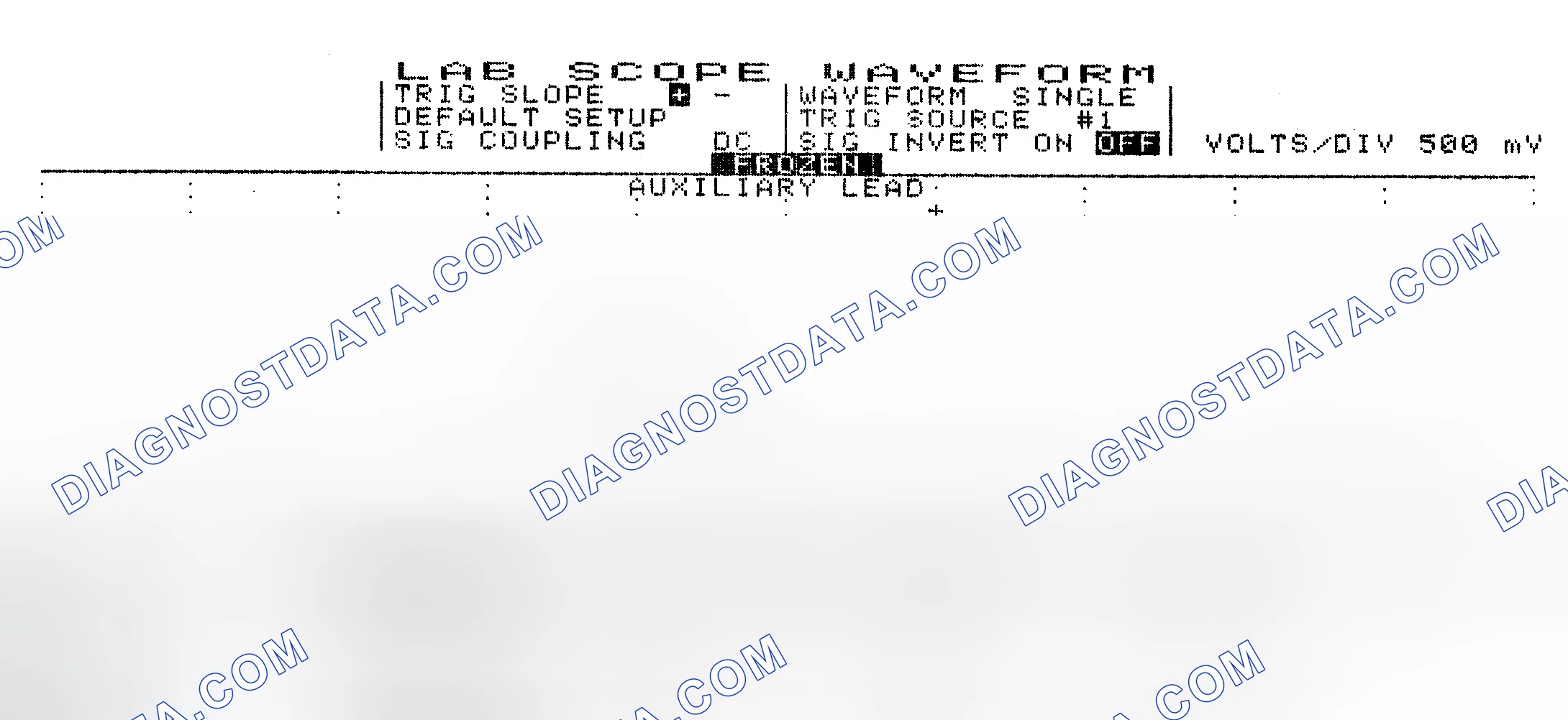 Scheme 10: Single Injector w/Excessive Current Flow - Current Pattern