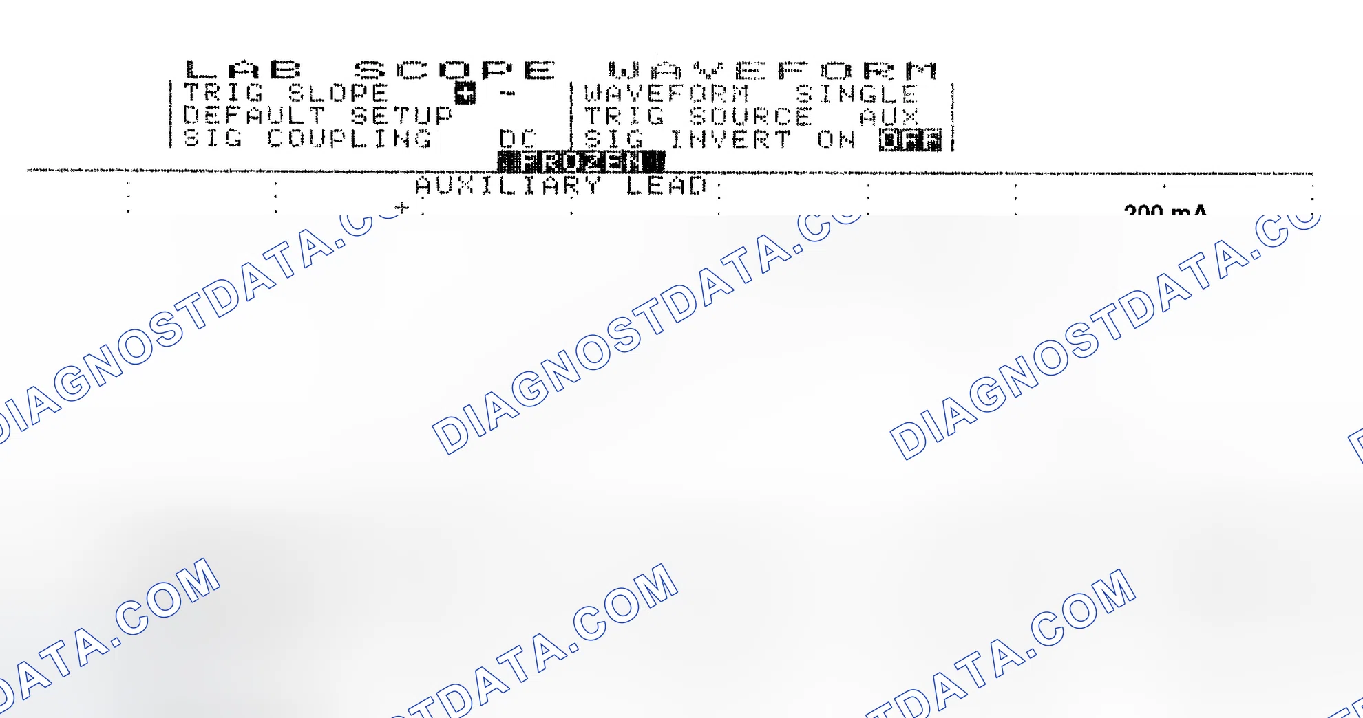 Scheme 13: Single Injector w/Normal Current Flow - Current Pattern
