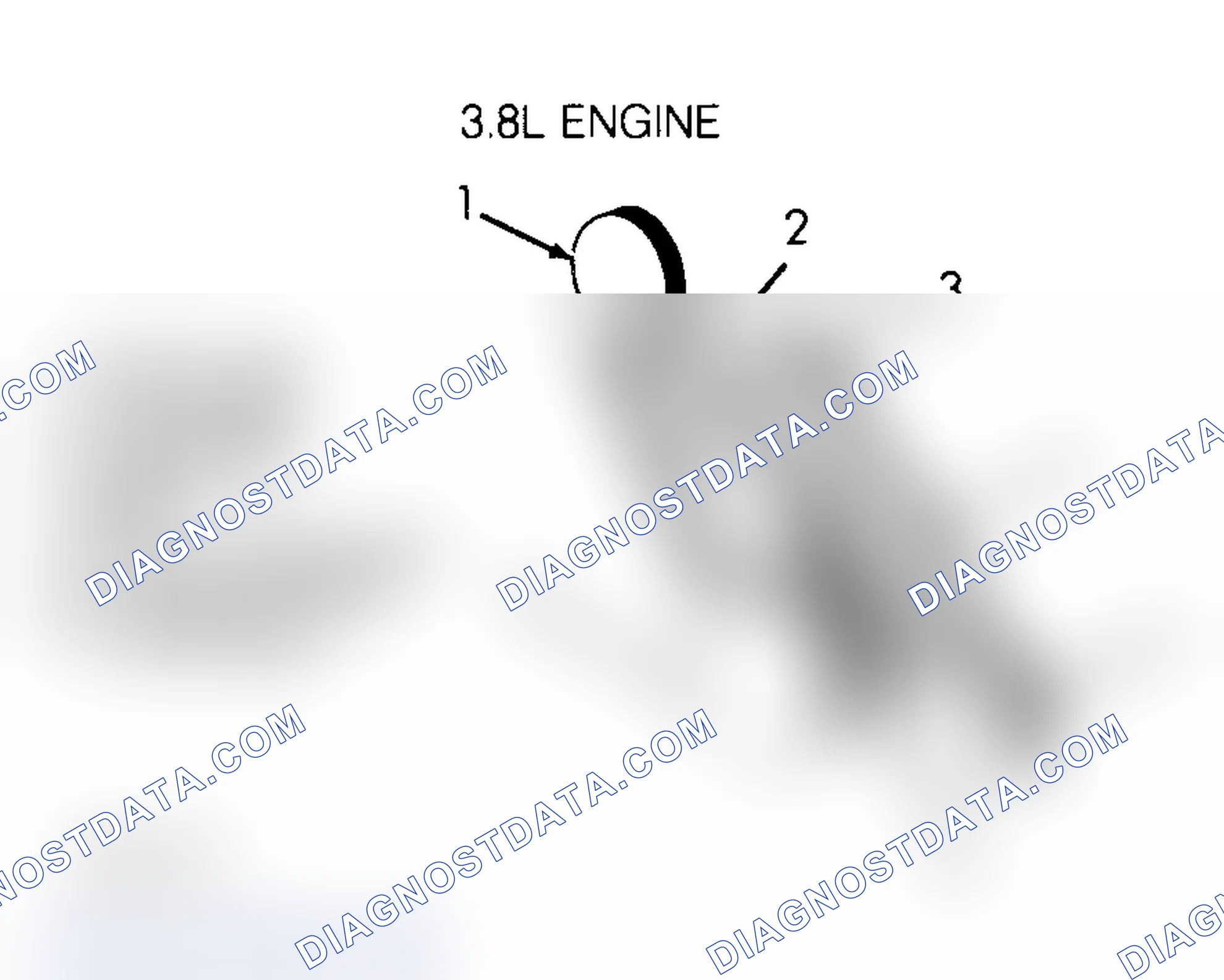 Scheme 4: SERPENTINE BELT ROUTING (3.8L)